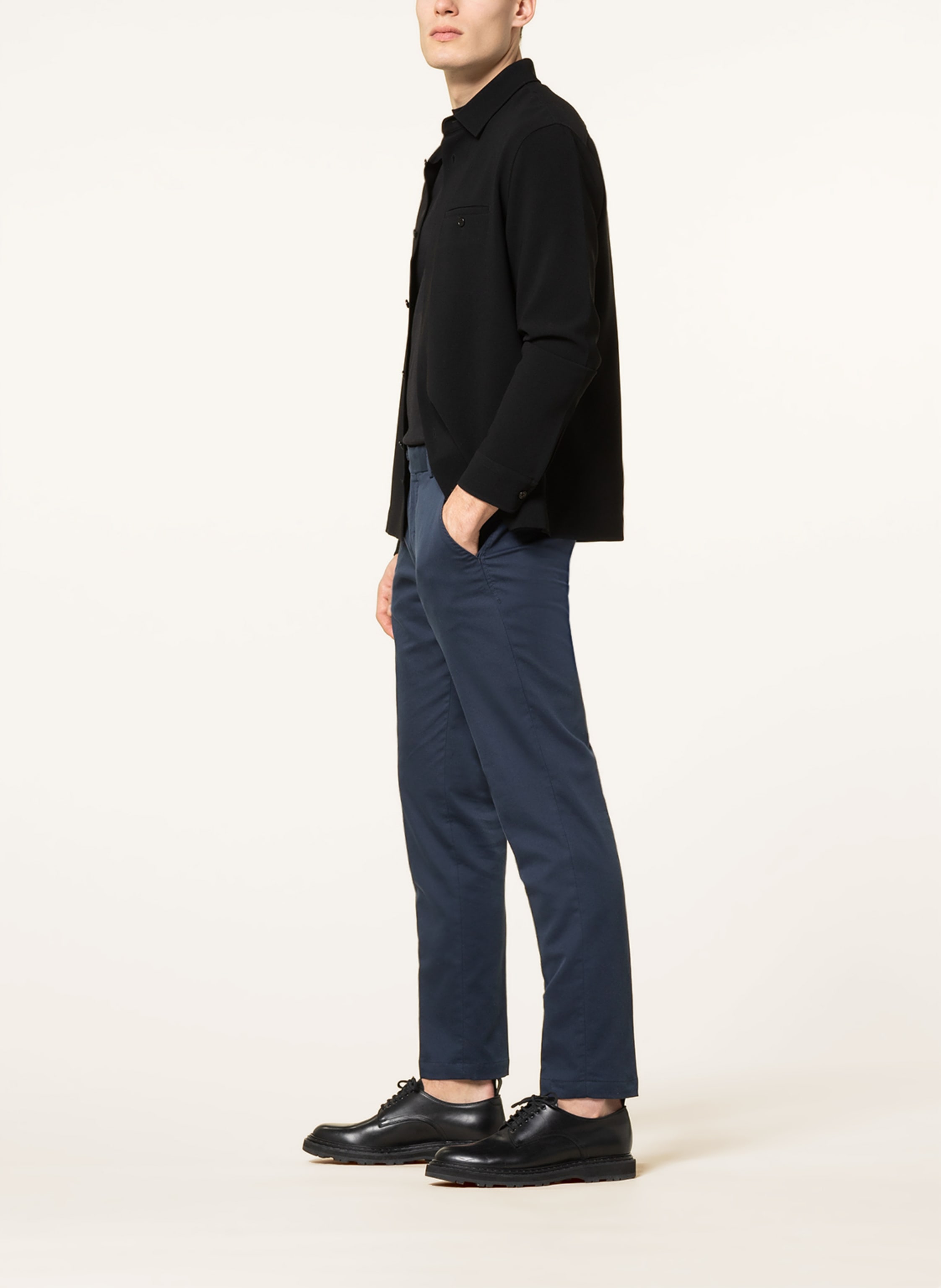 Thumbnail - Hiltl Chino Extra Slim Fit blau