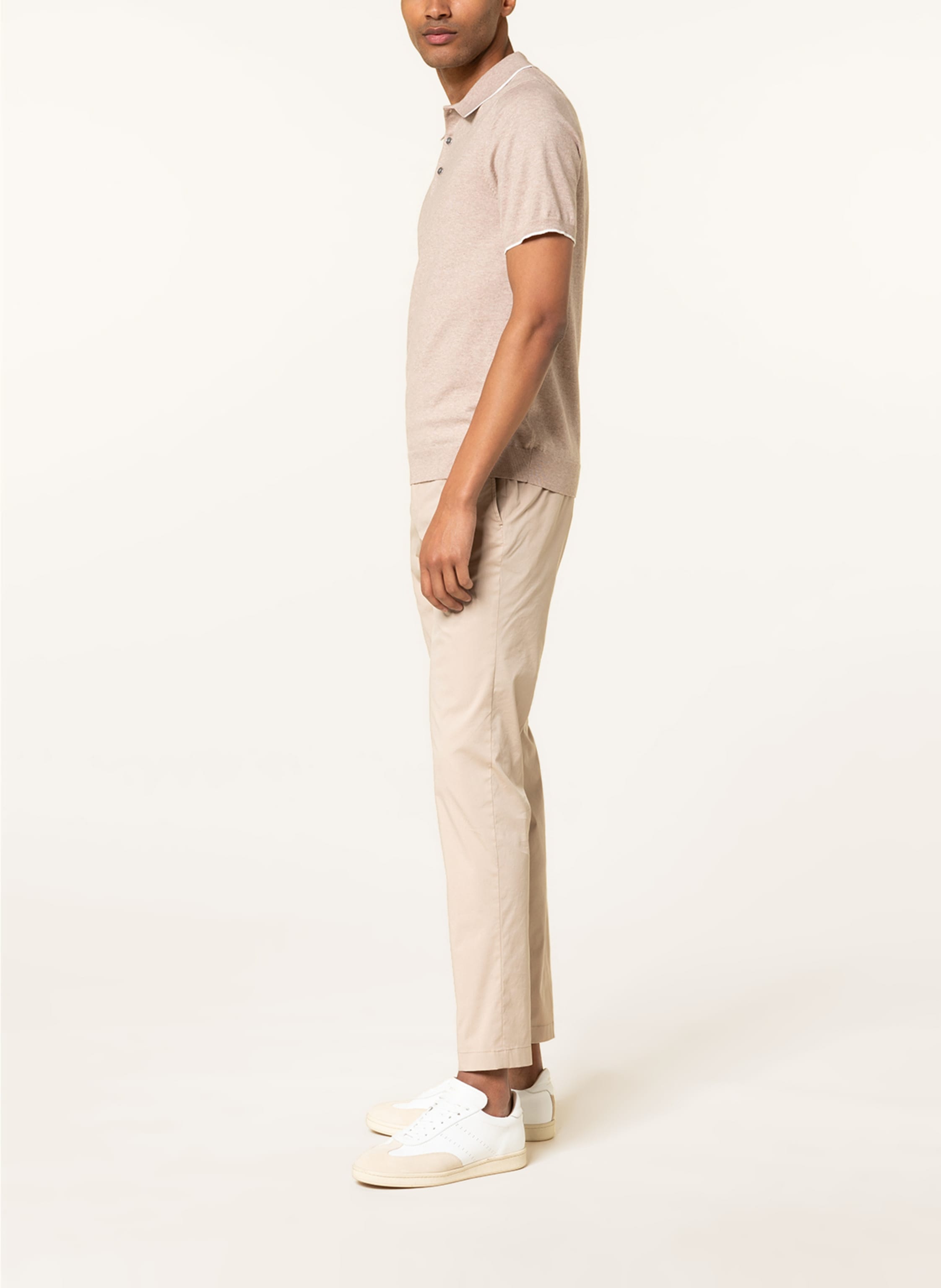 Thumbnail - Hiltl Chino Slim Straight Fit beige