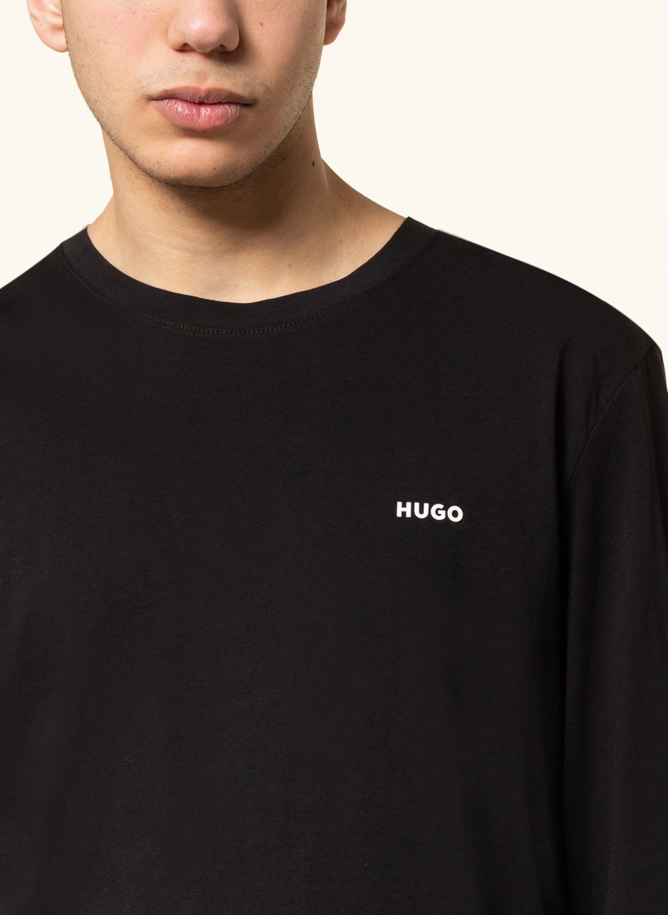 Thumbnail - Hugo Longsleeve Derol schwarz