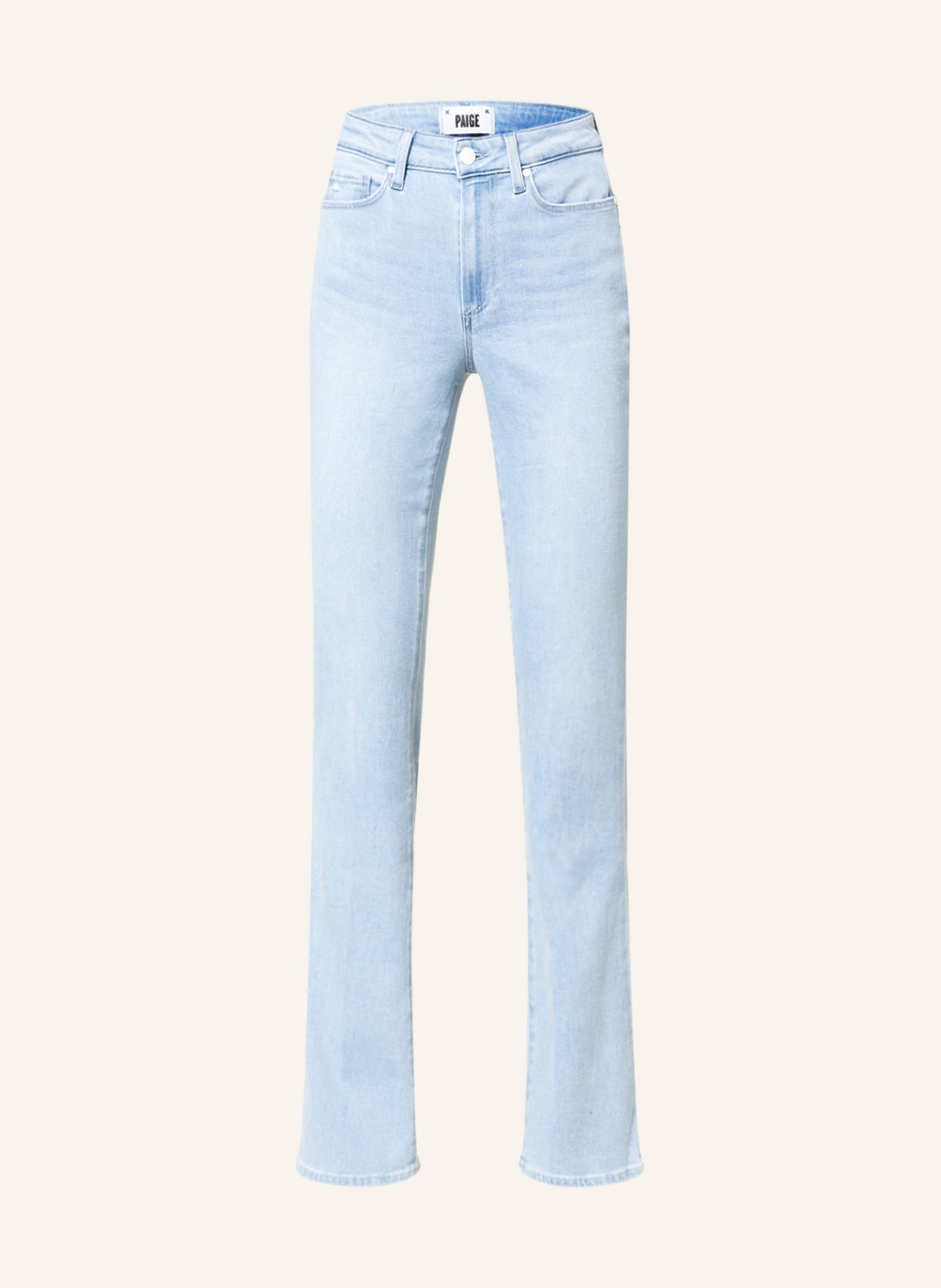 Damen Bekleidung Jeans Schlagjeans PAIGE Jeans hourglass in Weiß 
