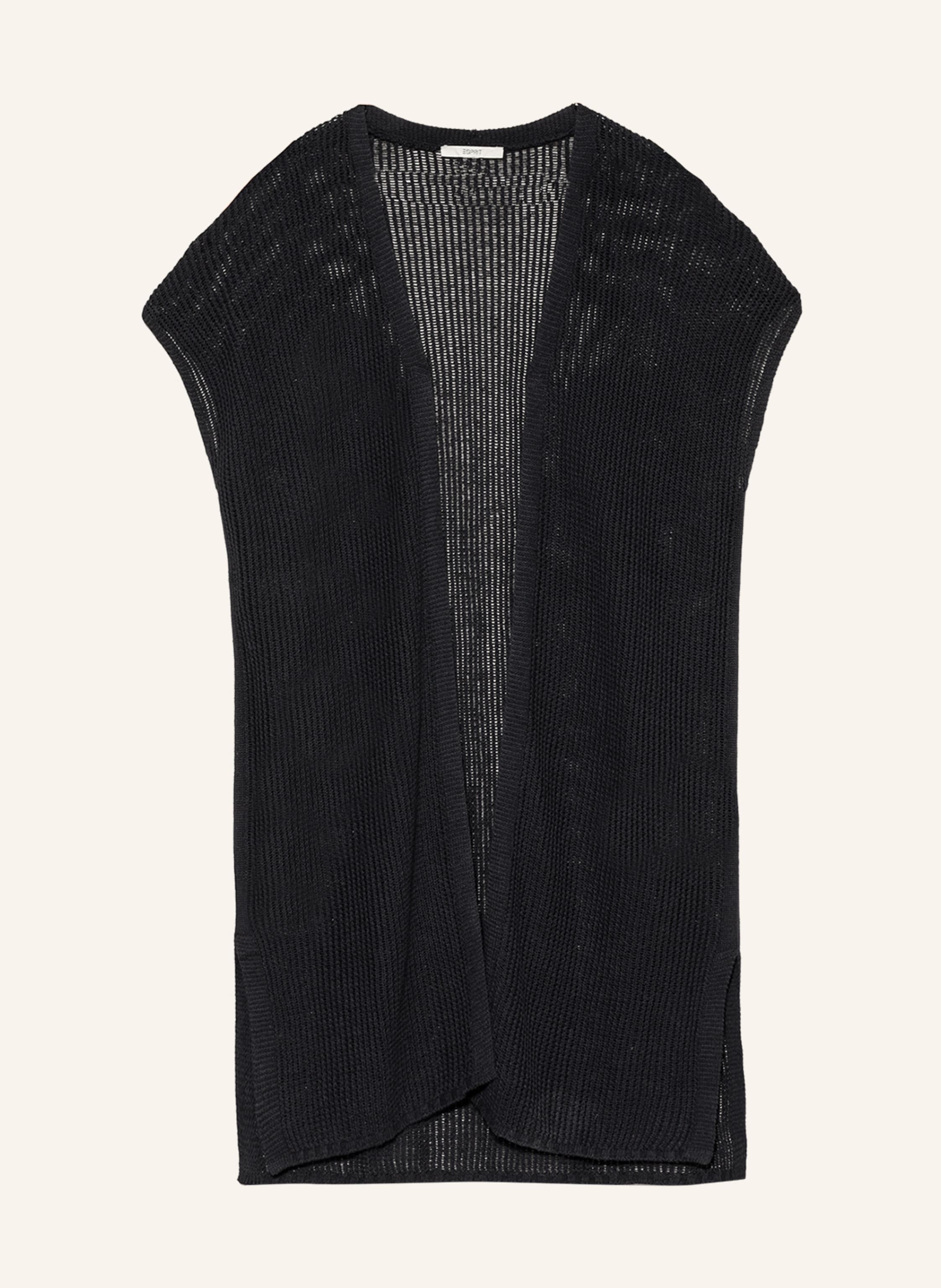 ESPRIT Knit cardigan with linen in 