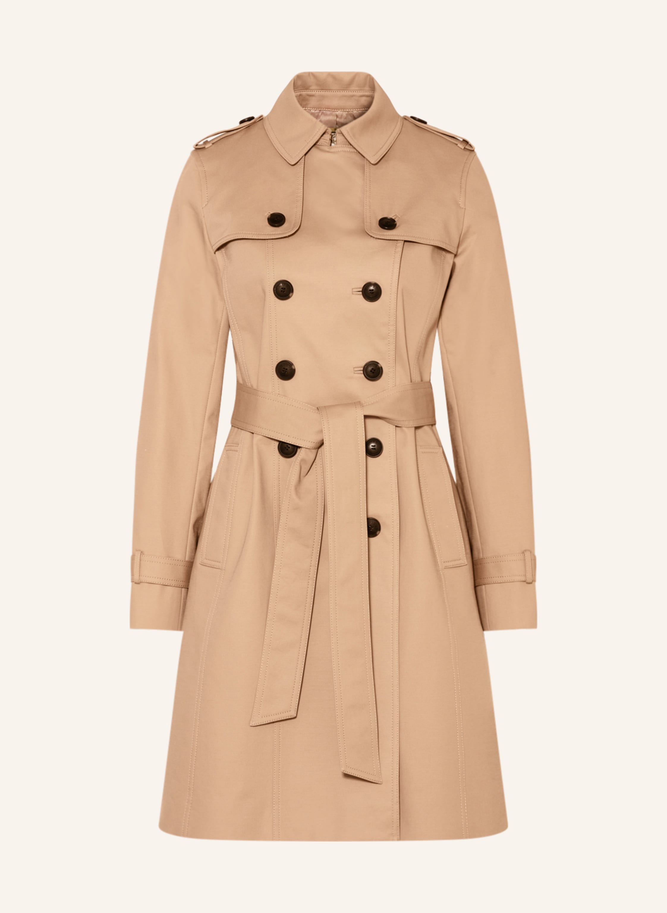 Hobbs saskia trench coat frost blue top