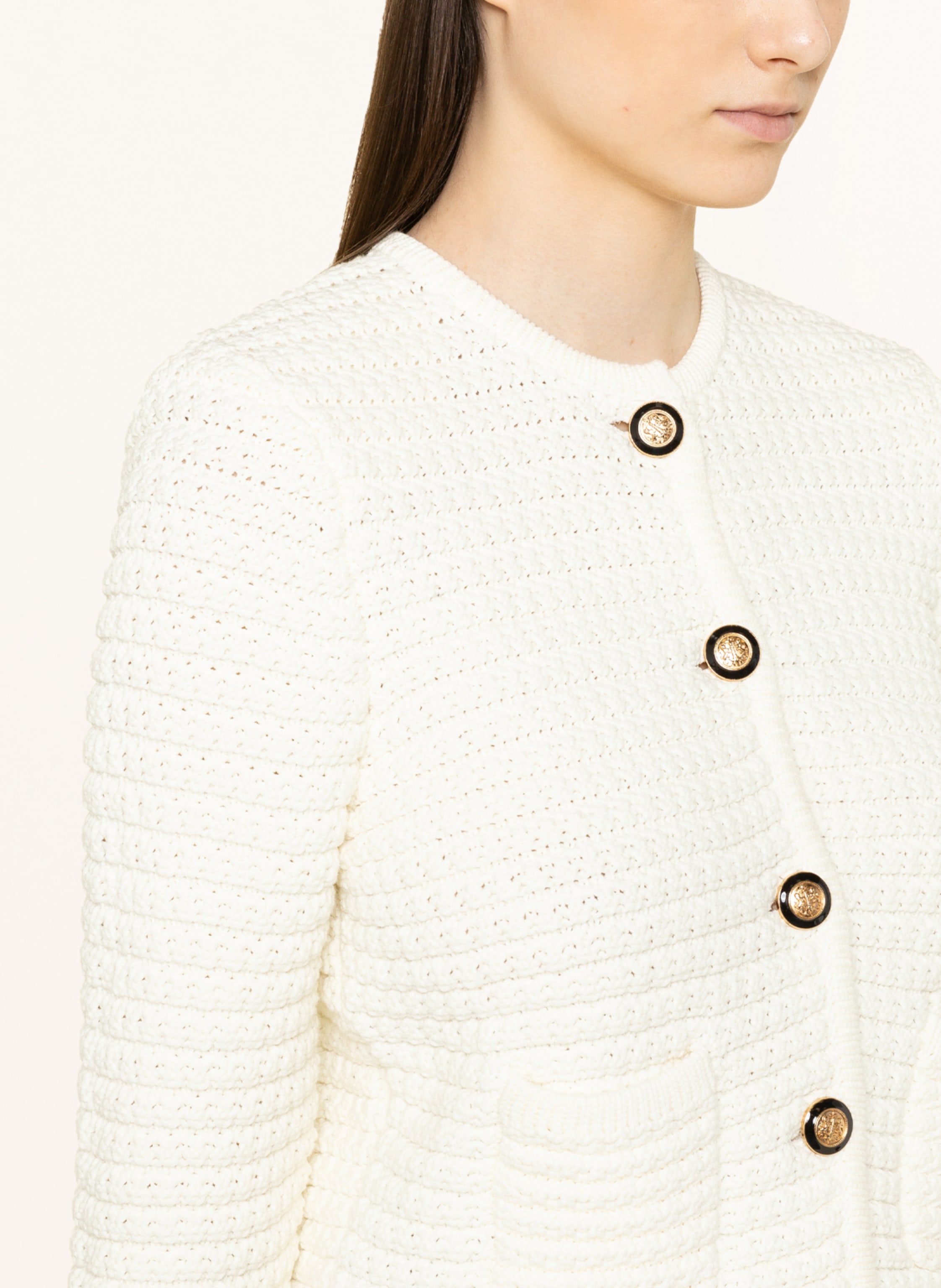 Thumbnail - Ba&Sh Strickjacke Gaspard weiss