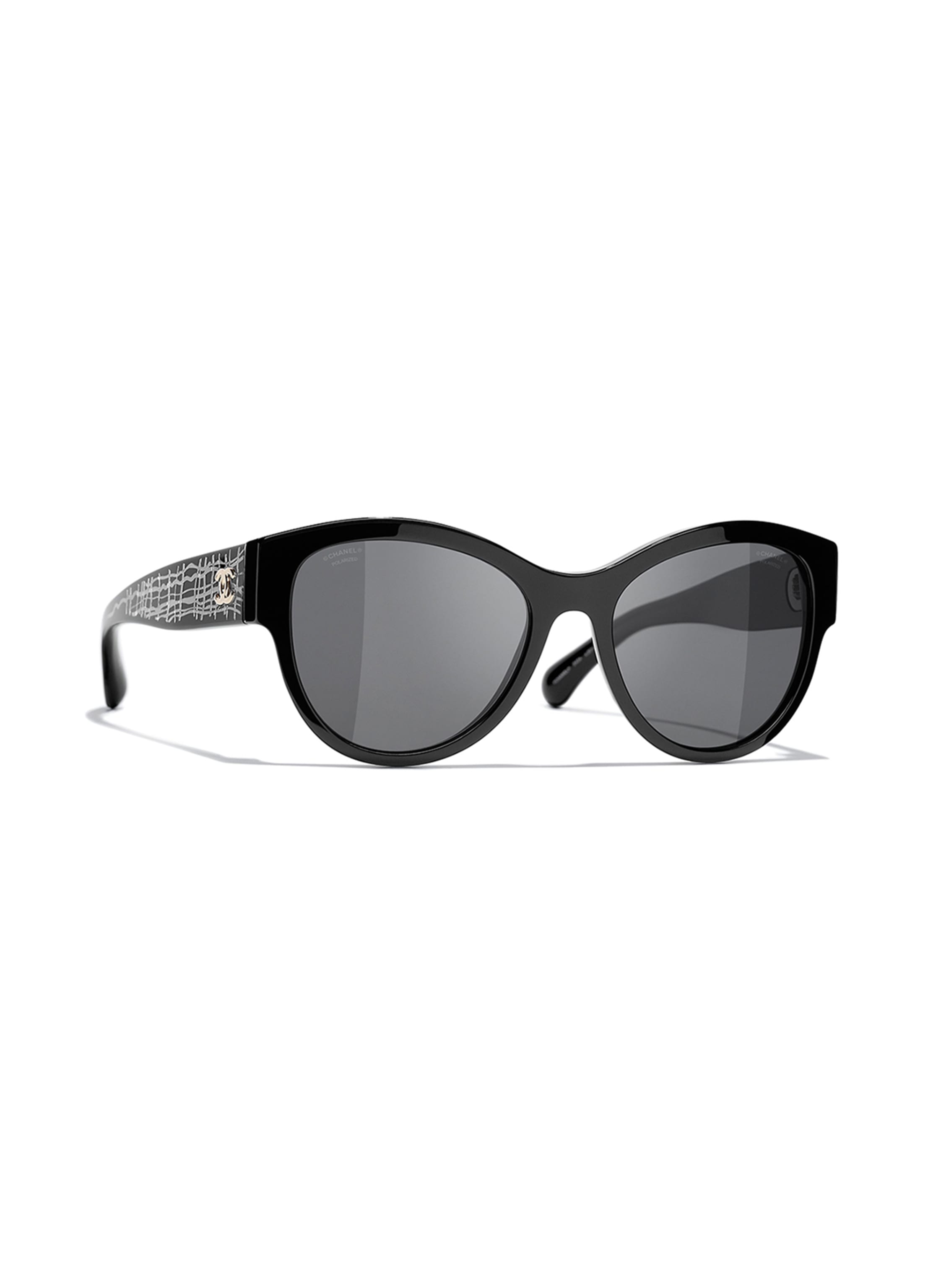 CHANEL Pantos-Sonnenbrille in c501t8 - schwarz/ grau polarisiert