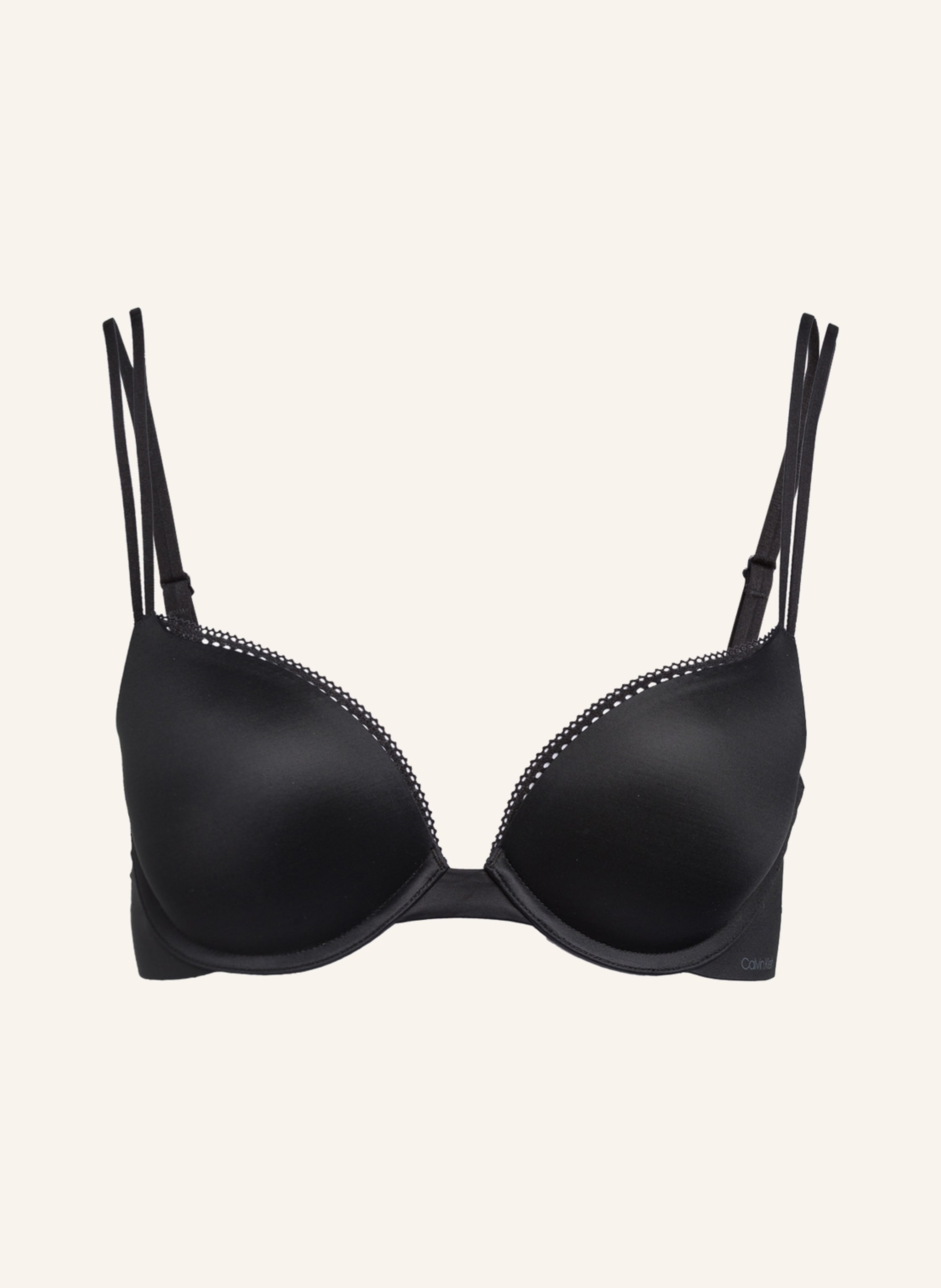 Calvin Klein Push-up bra LIQUID TOUCH in black