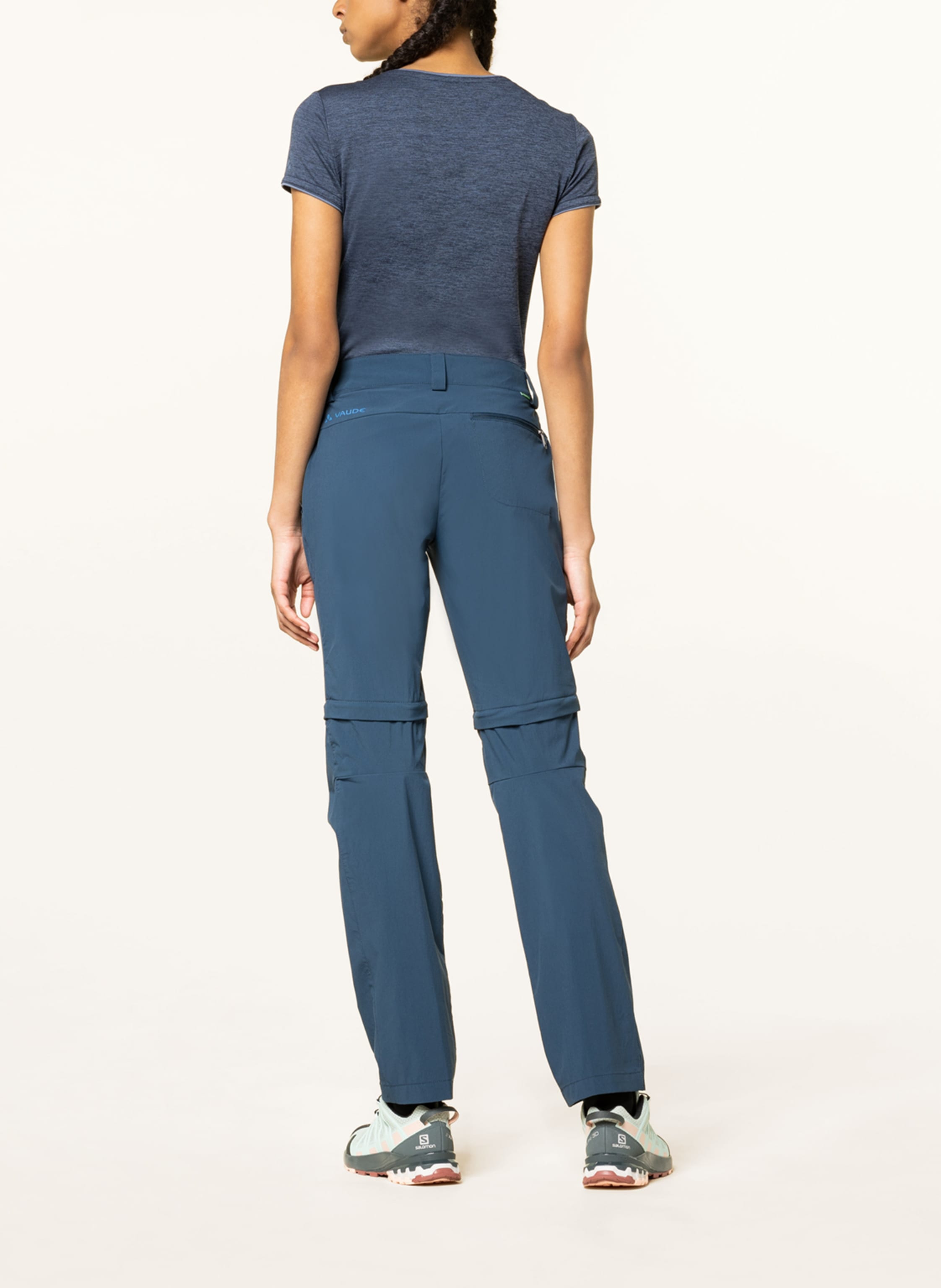 Thumbnail - Vaude Zipp-Off-Hose Farley Ii blau