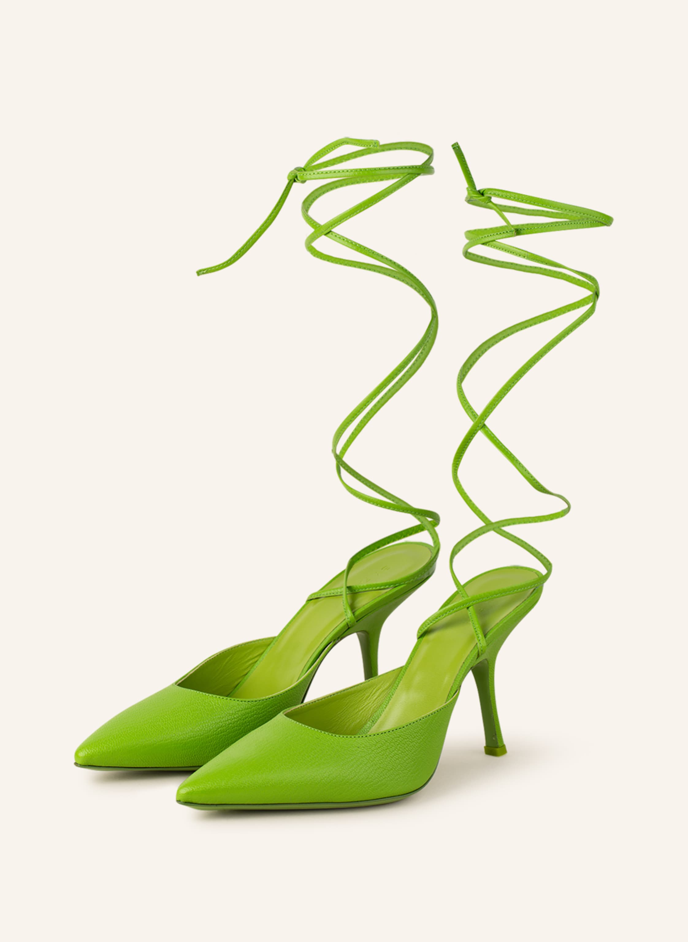 Bright green pumps clearance