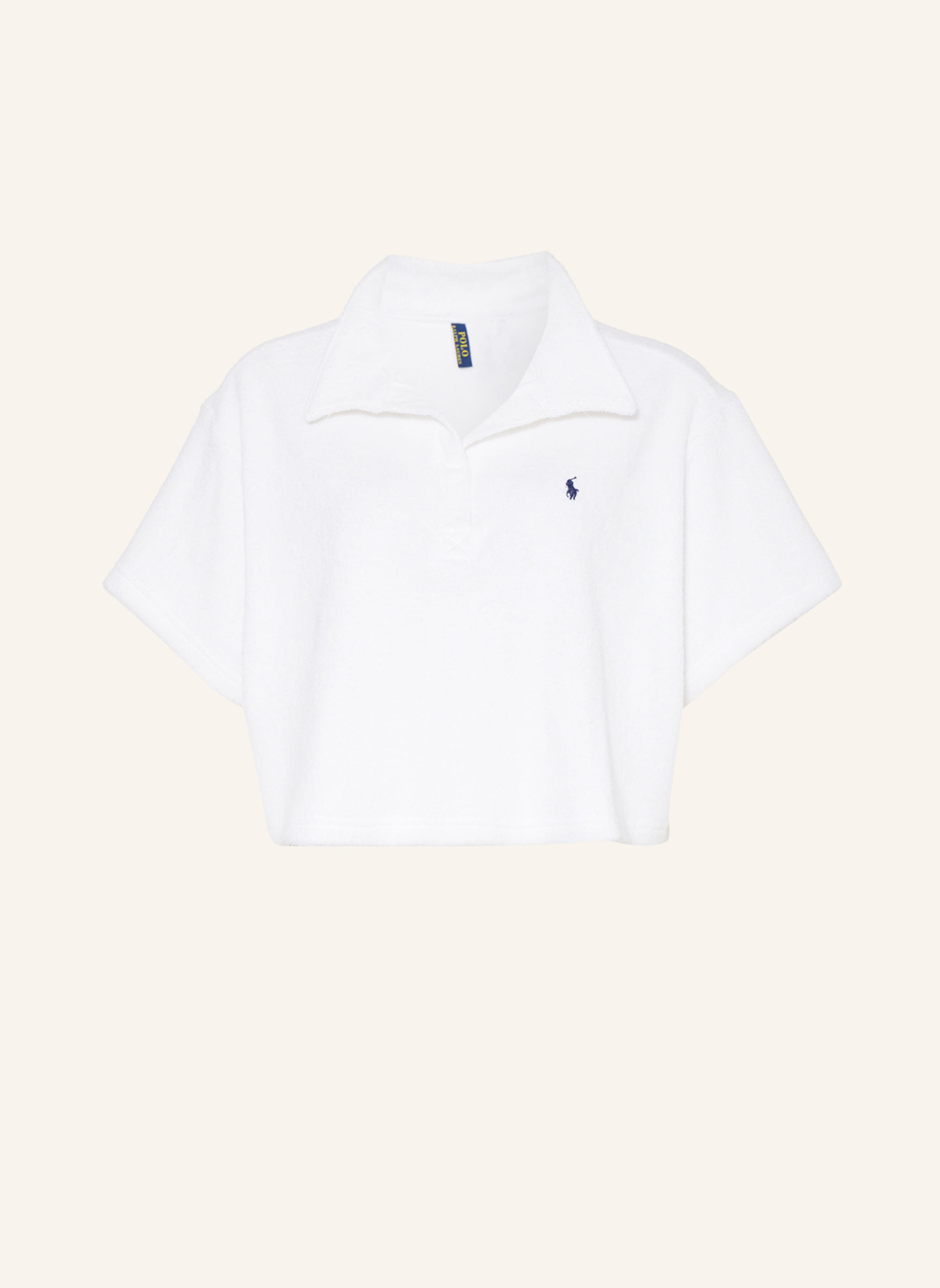 POLO RALPH LAUREN Set: Cropped shirt and shorts in white | Breuninger