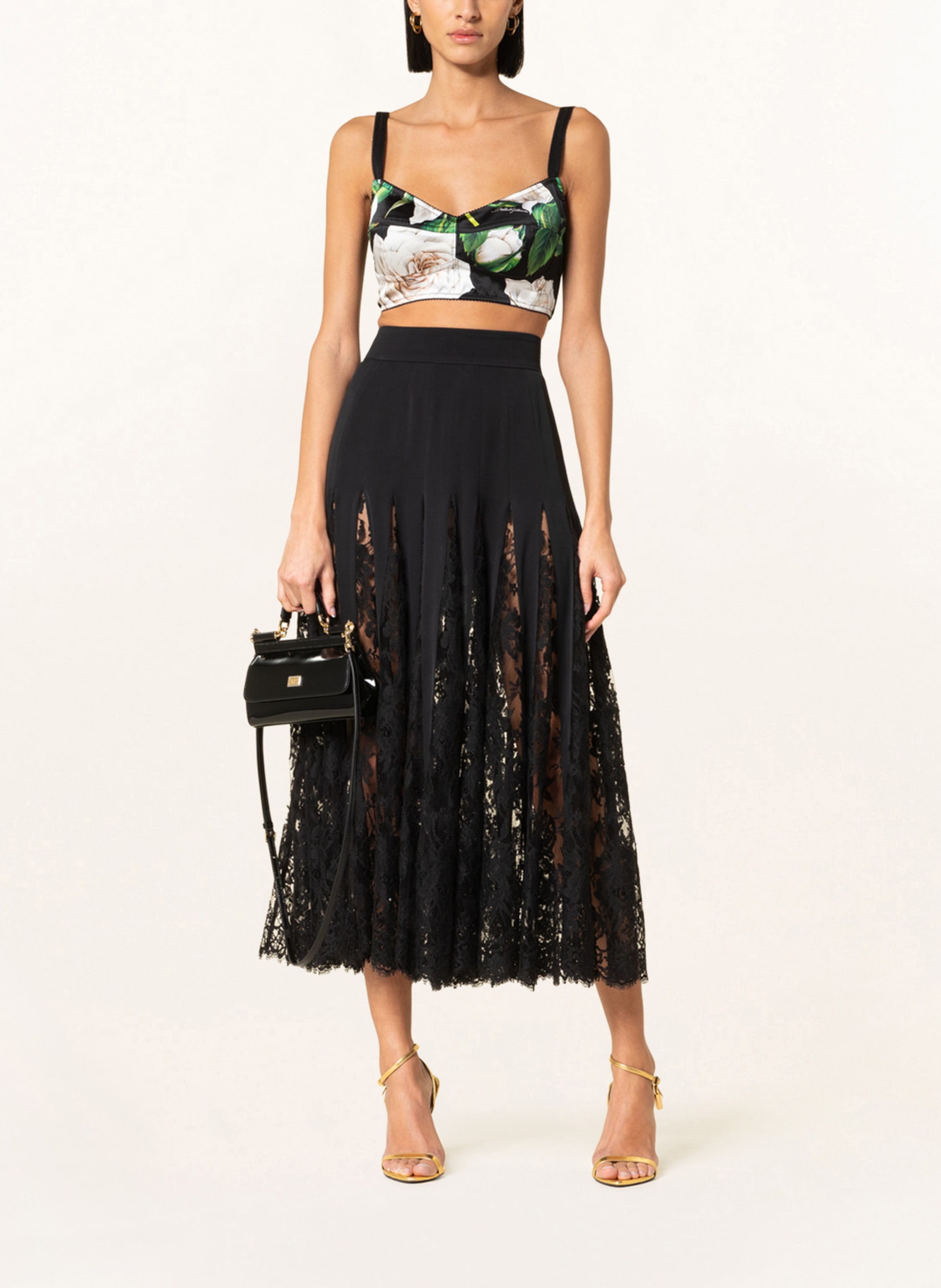 Thumbnail - Dolce & Gabbana Umhängetasche Sicily Mini schwarz