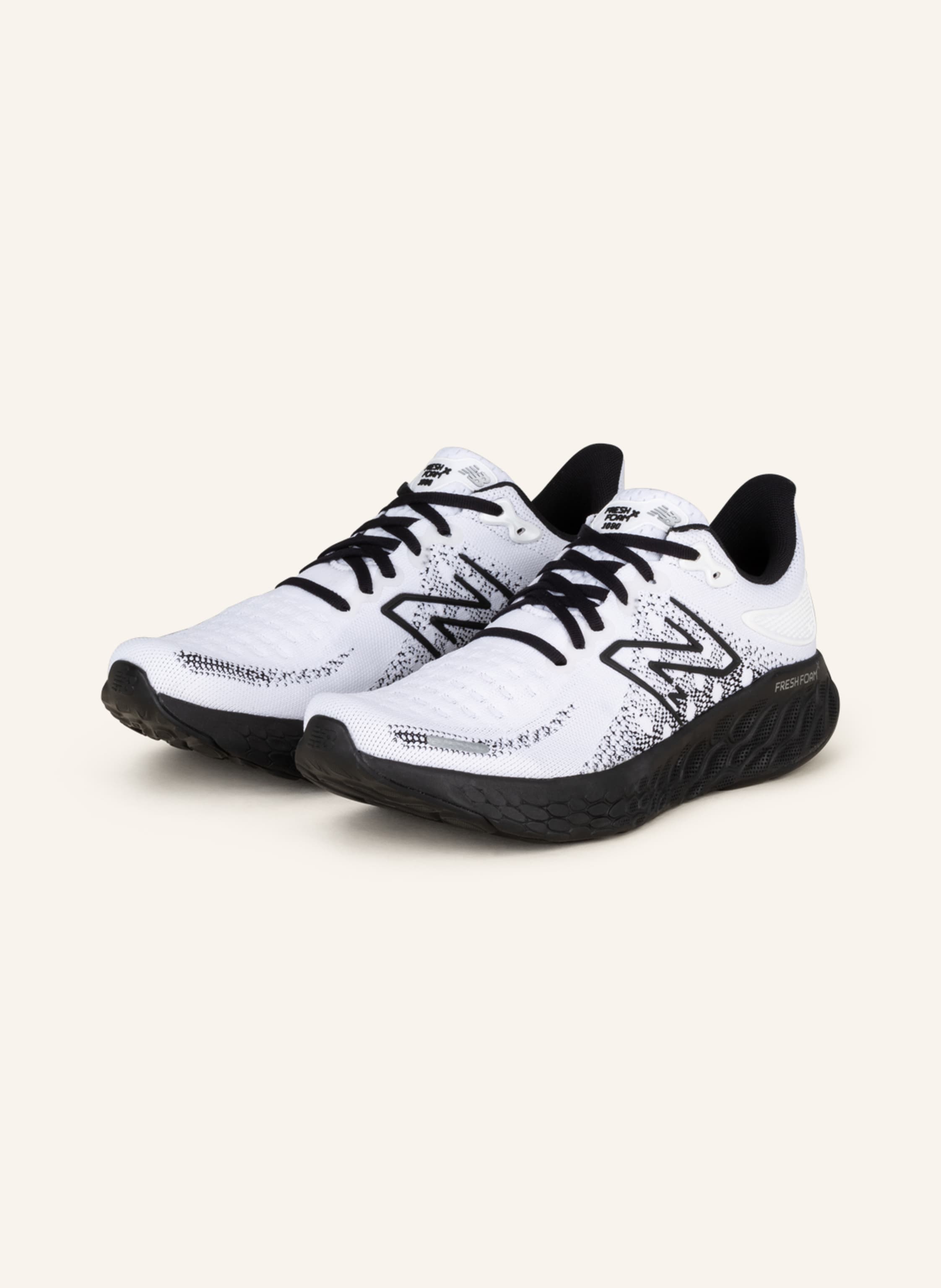 new balance Running shoes FRESH FOAM X 1080 V12 in white/ black | Breuninger
