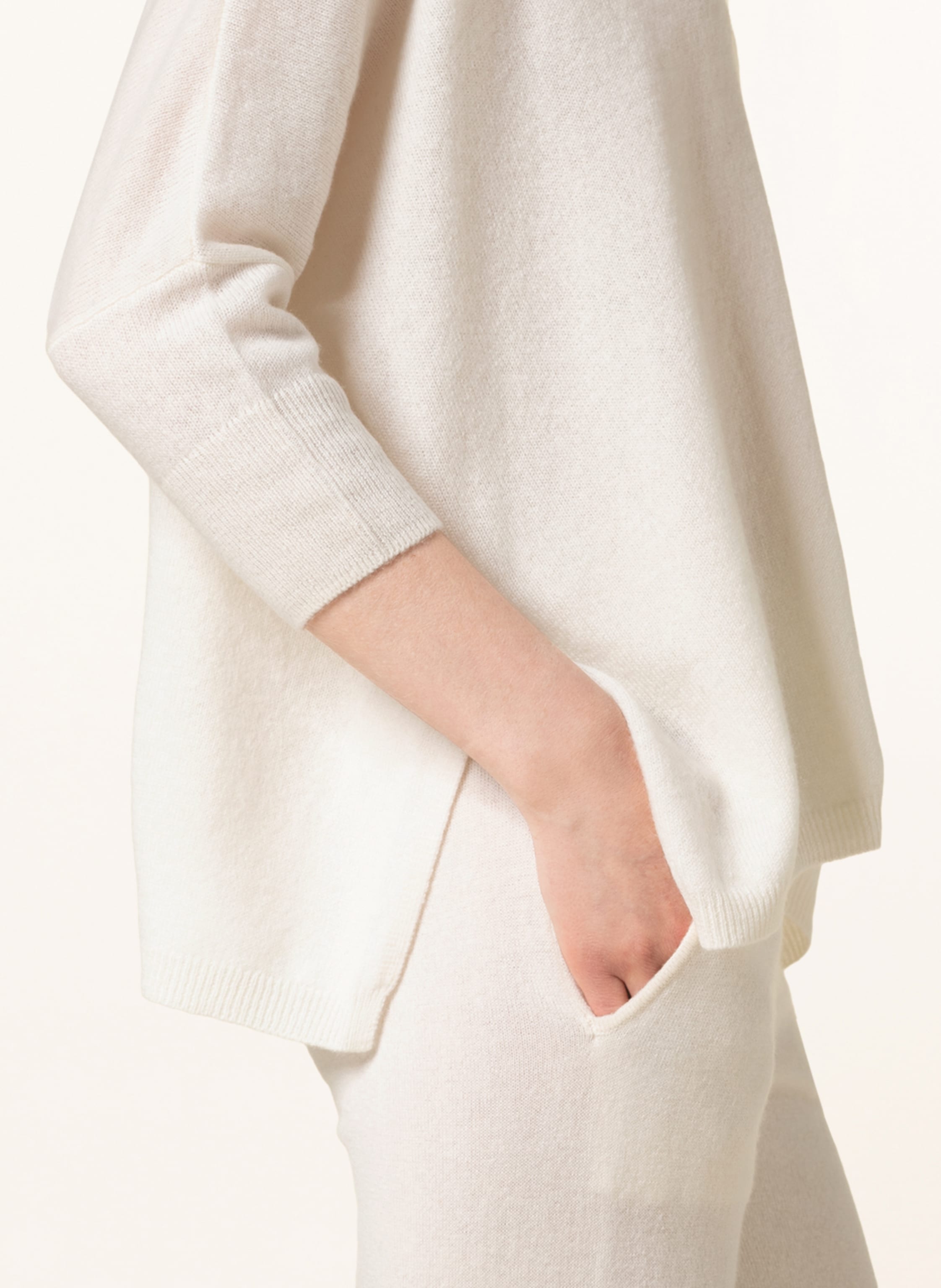 Thumbnail - Kujten Cashmere-Pullover Minie weiss