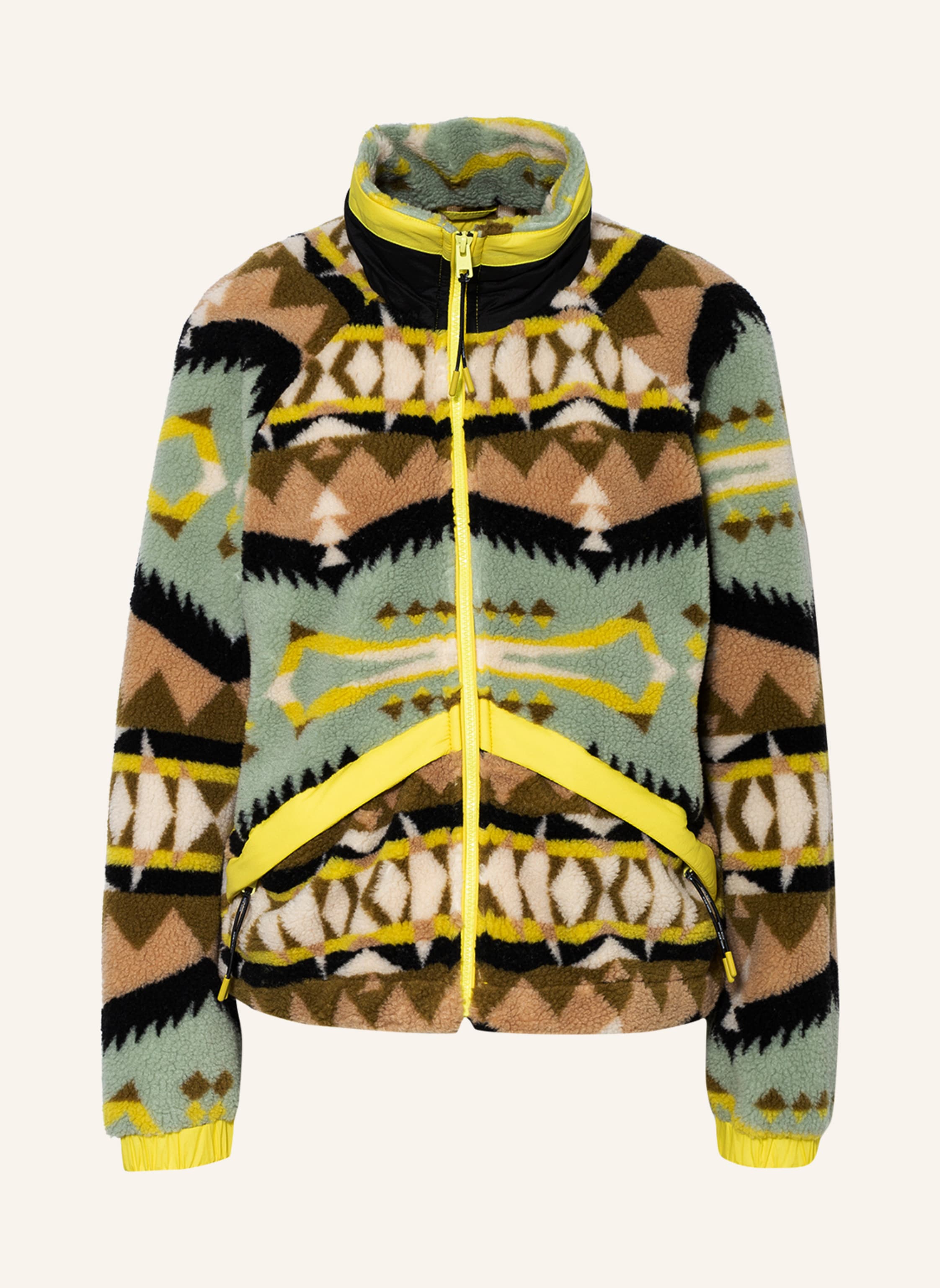 WOOLRICH Teddy jacket in light green 