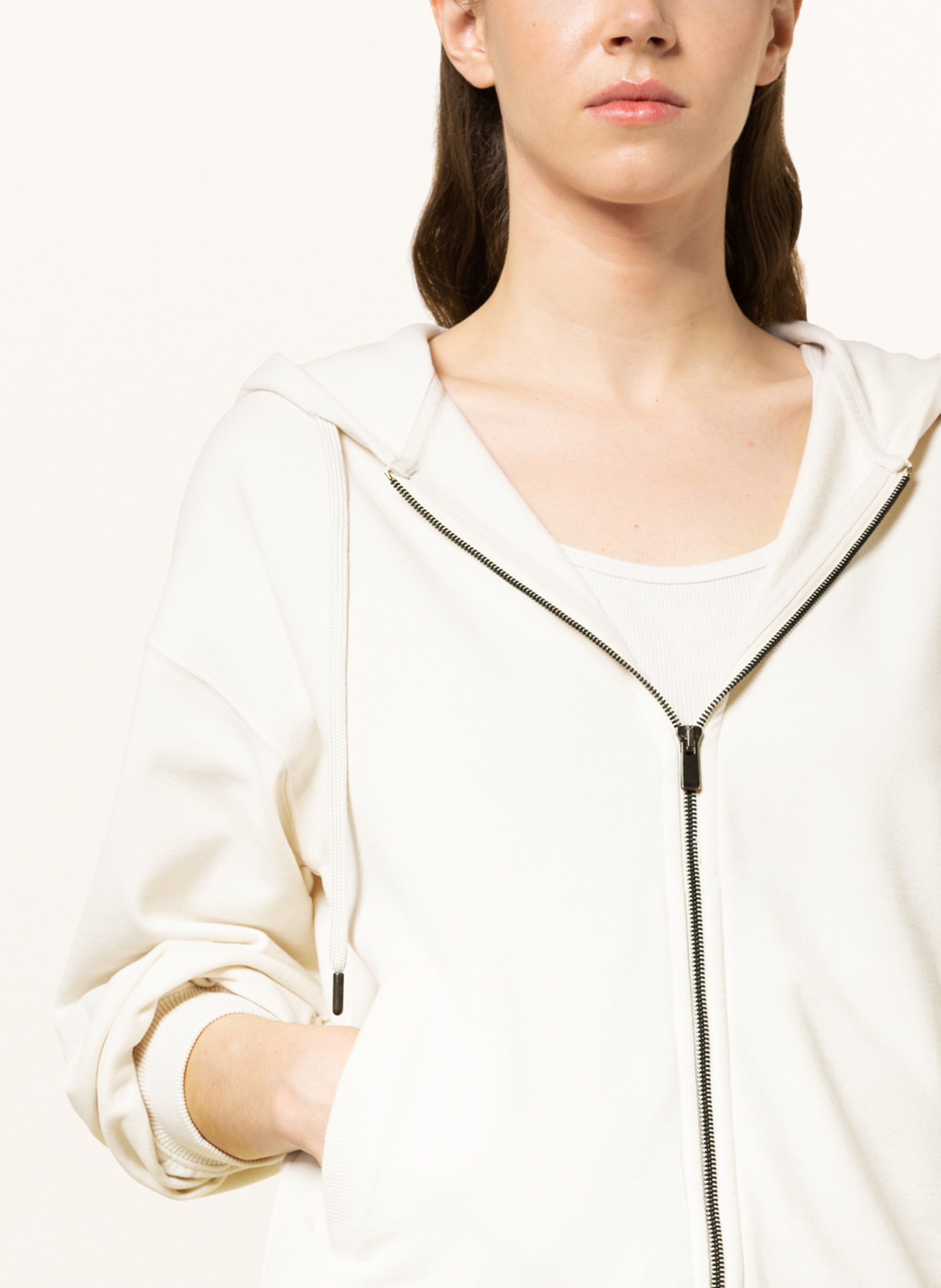 Juvia Sweatjacke weiss – Bild 2