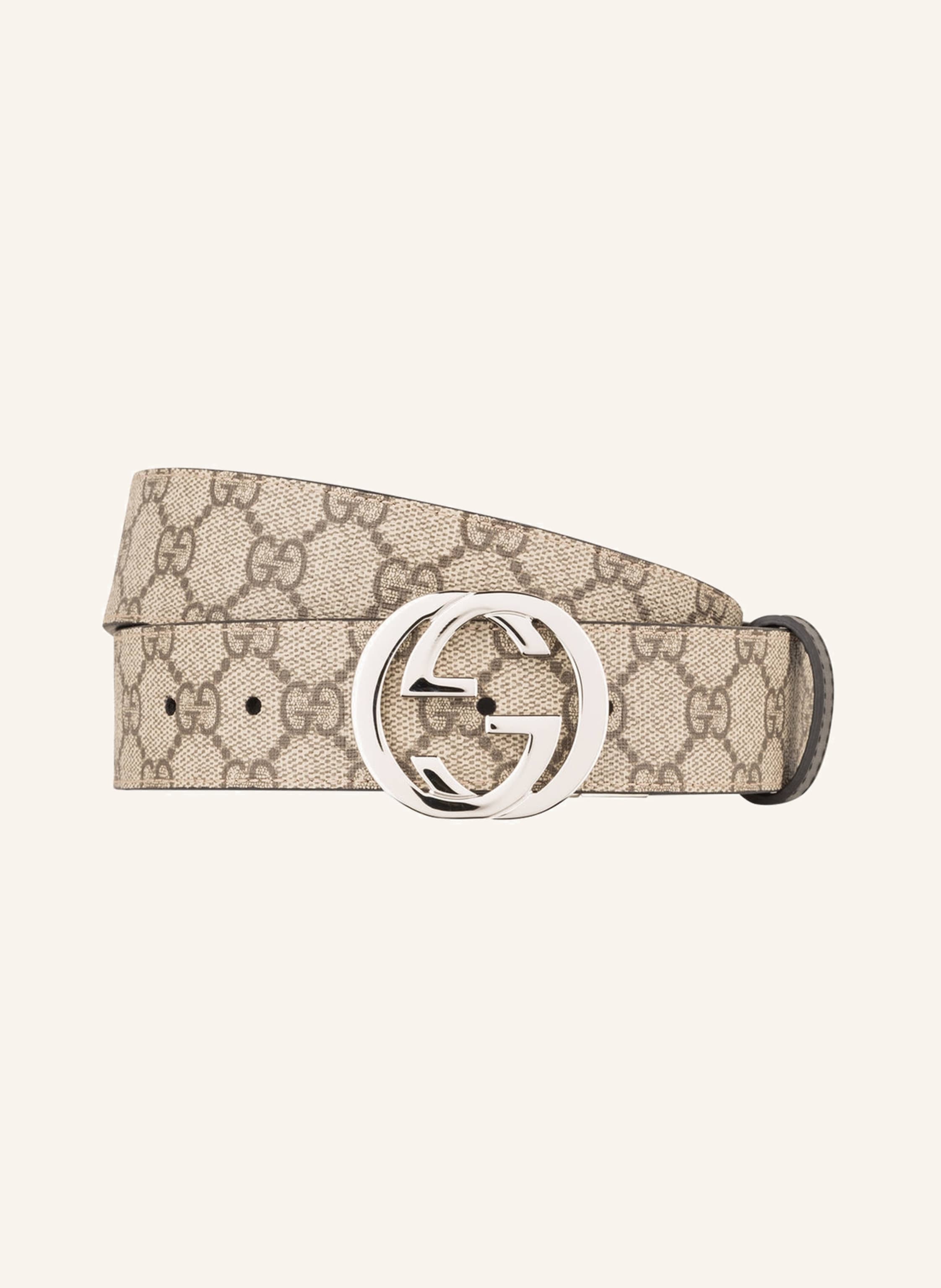 GUCCI Reversible belt in beige ebony/ black | Breuninger