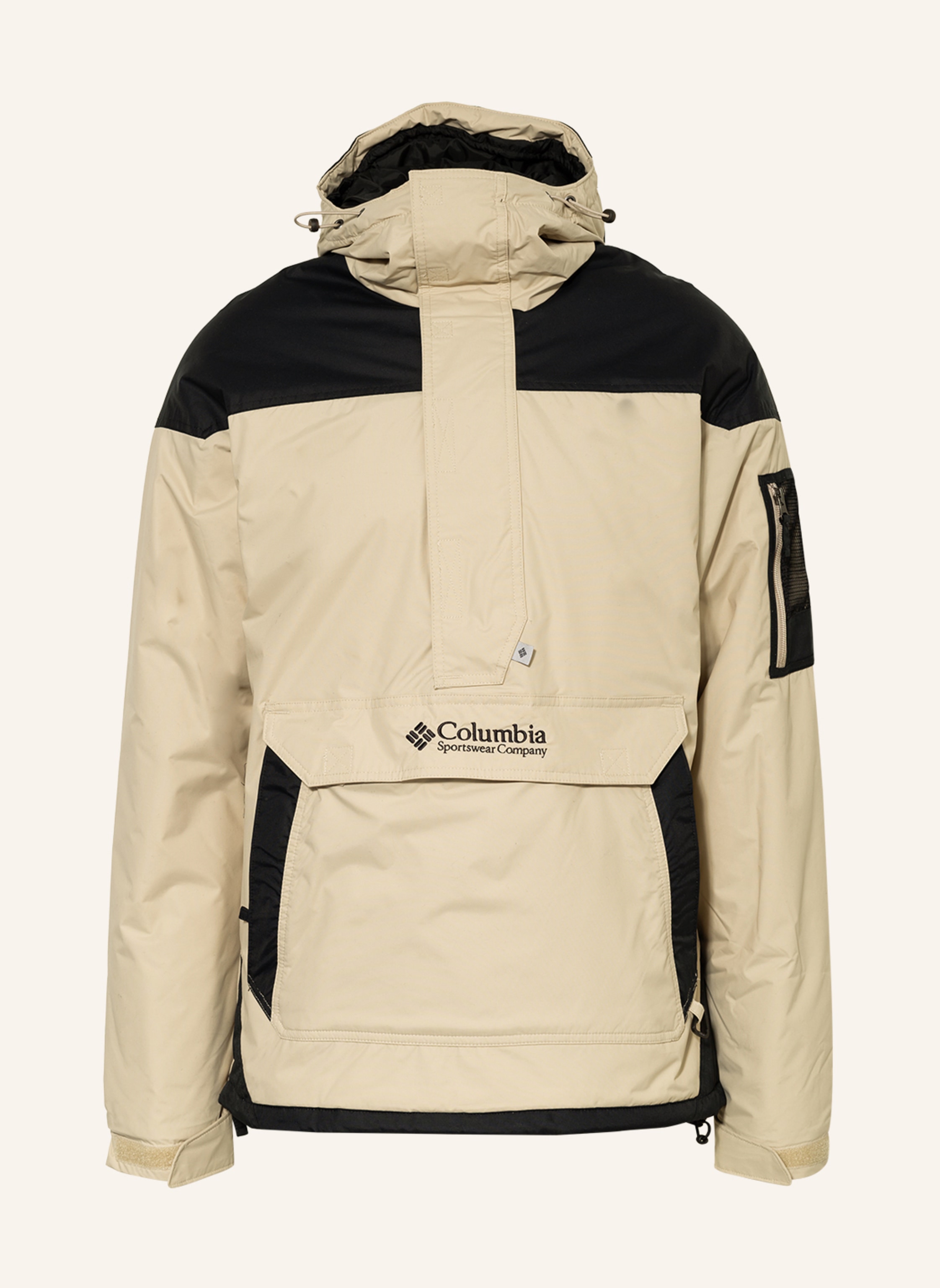 Plicht moe Stratford on Avon Columbia Anorak jacket CHALLENGER in beige/ black | Breuninger
