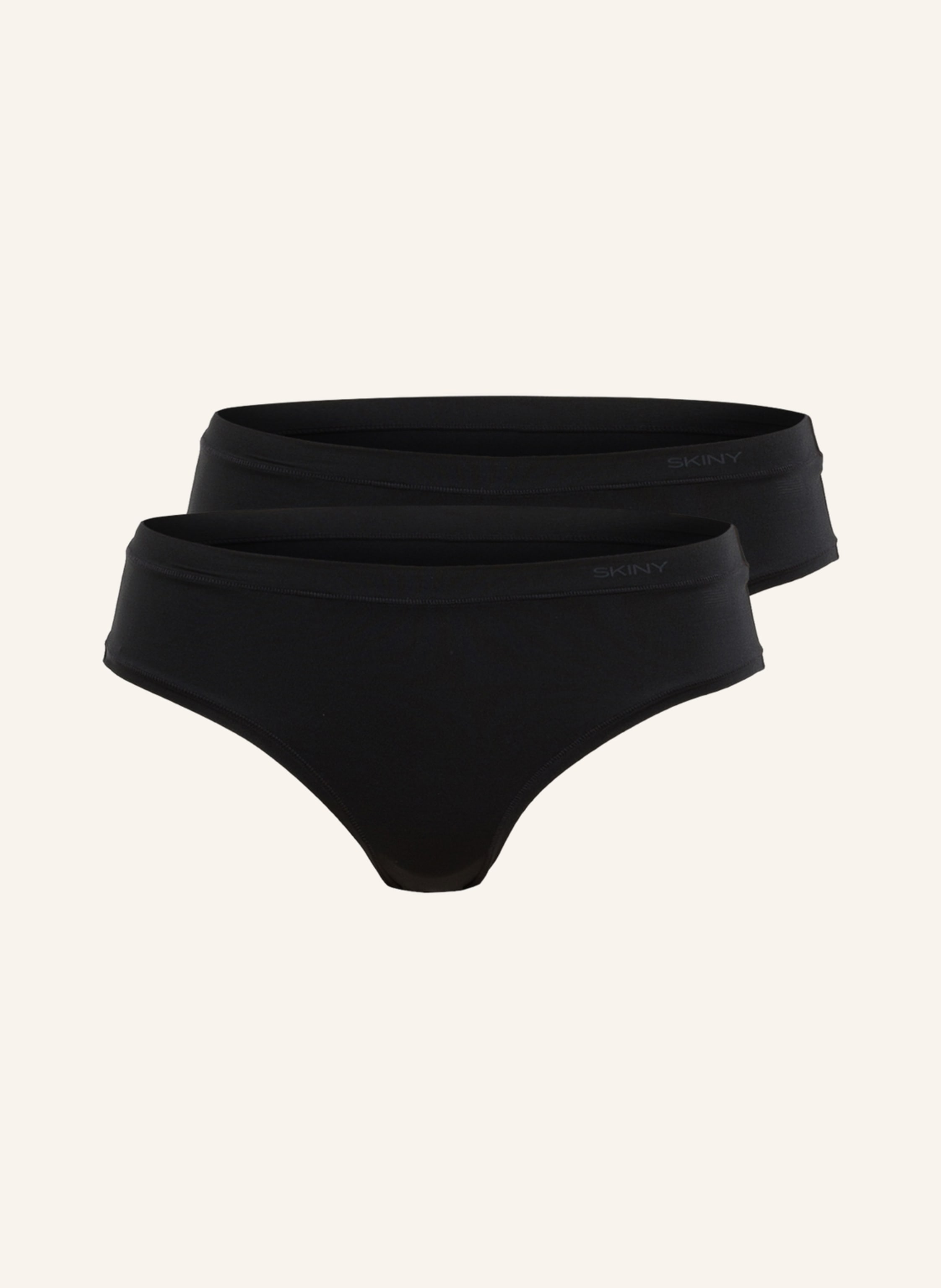 Skiny 2 pack of briefs PURE NUDITY in black