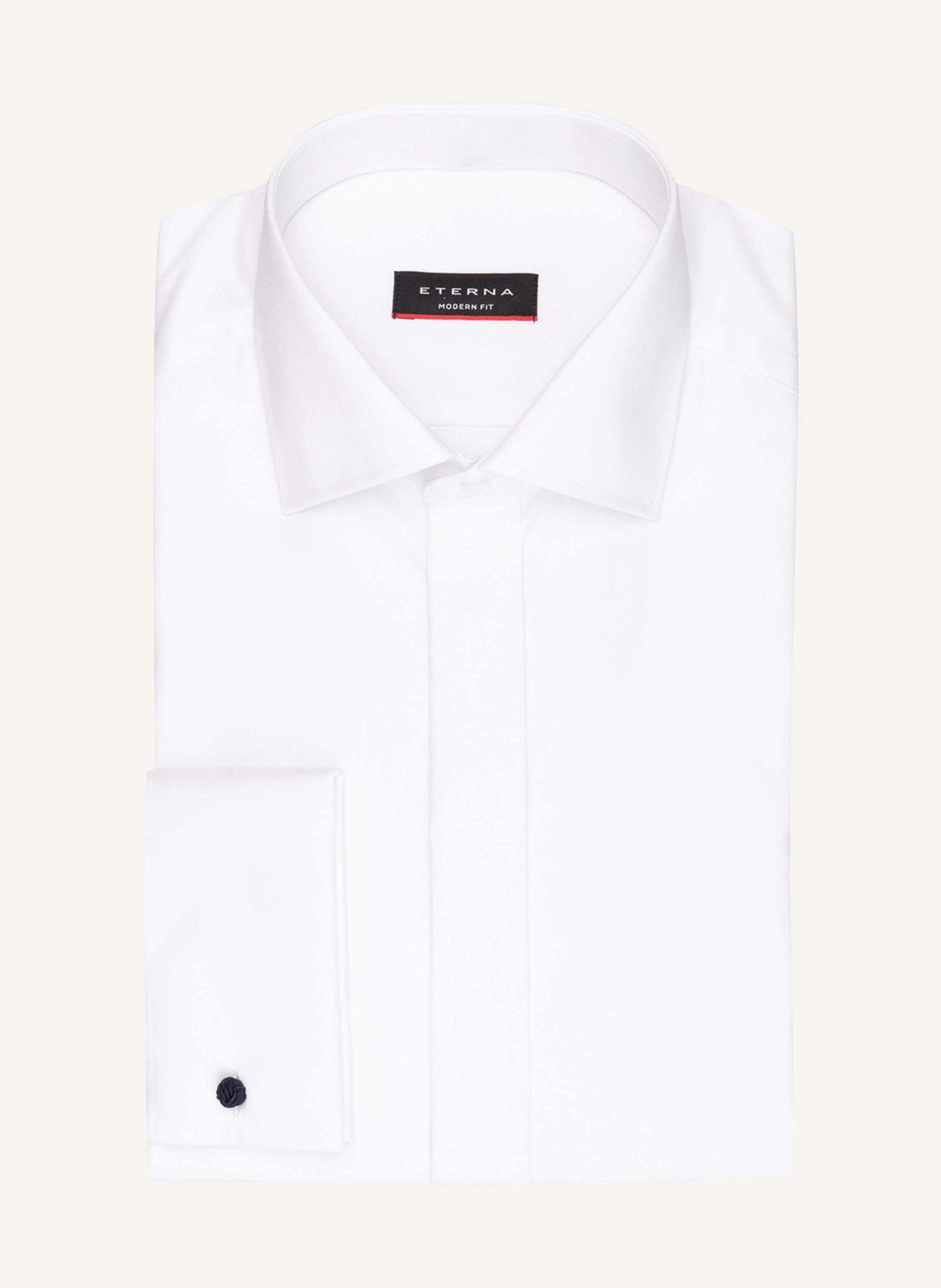 Eterna Hemd Modern Fit Mit Umschlagmanschette weiss