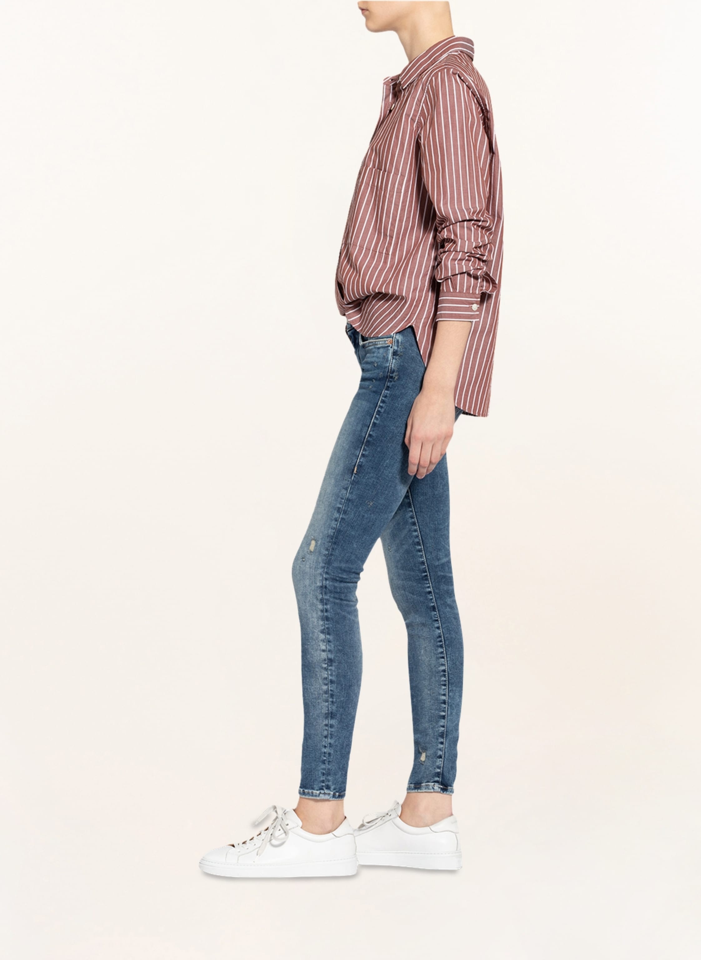 Thumbnail - True Religion Skinny Jeans Halle blau