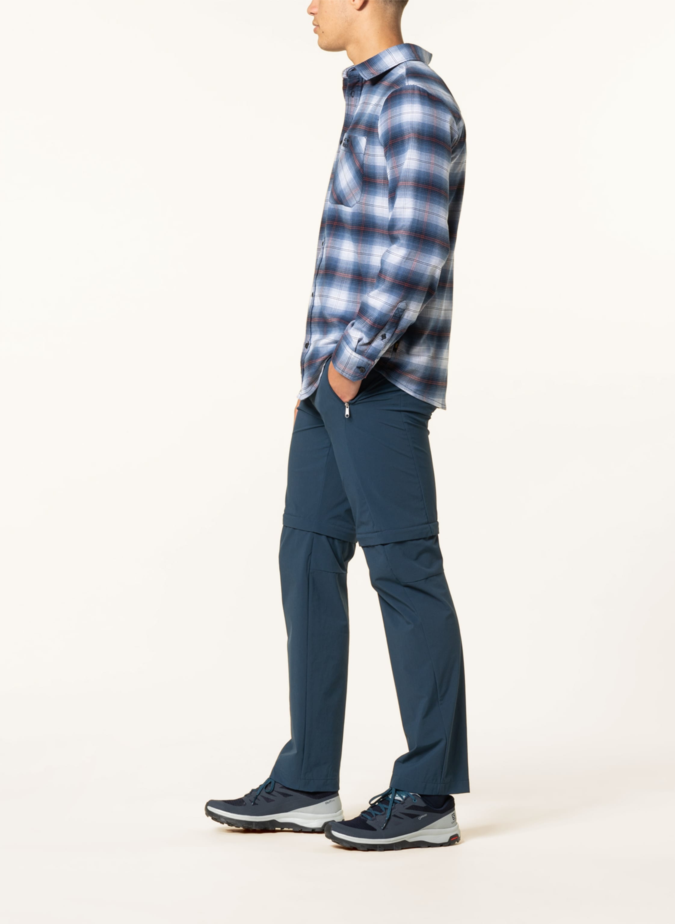 Thumbnail - Vaude Zipp-Off-Hose Farley Ii blau