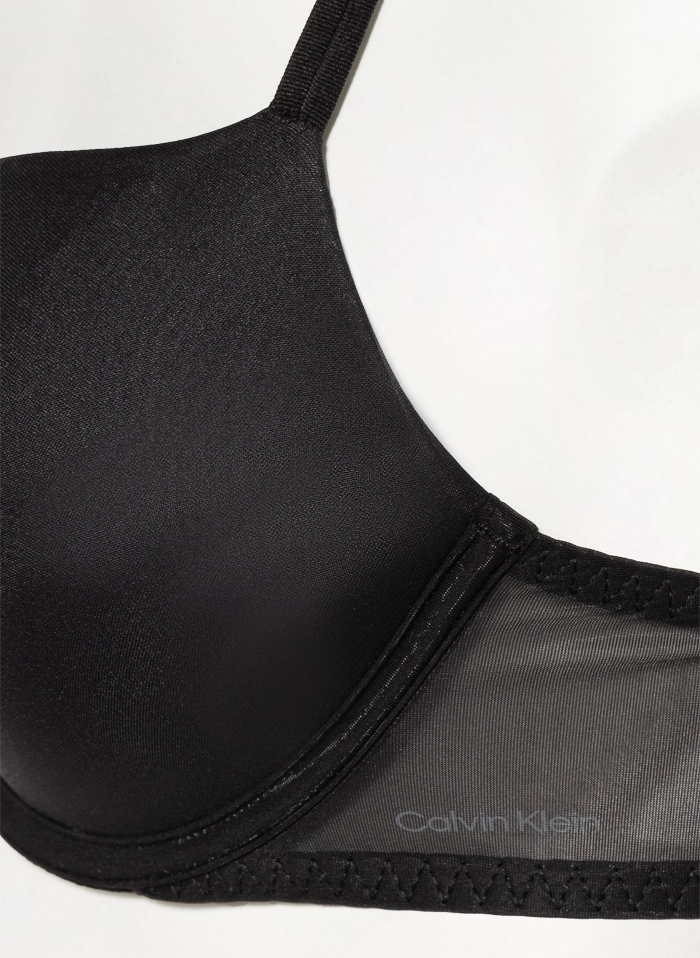 Calvin Klein Push-Up-Bh Sheer Marquisette schwarz – Bild 2