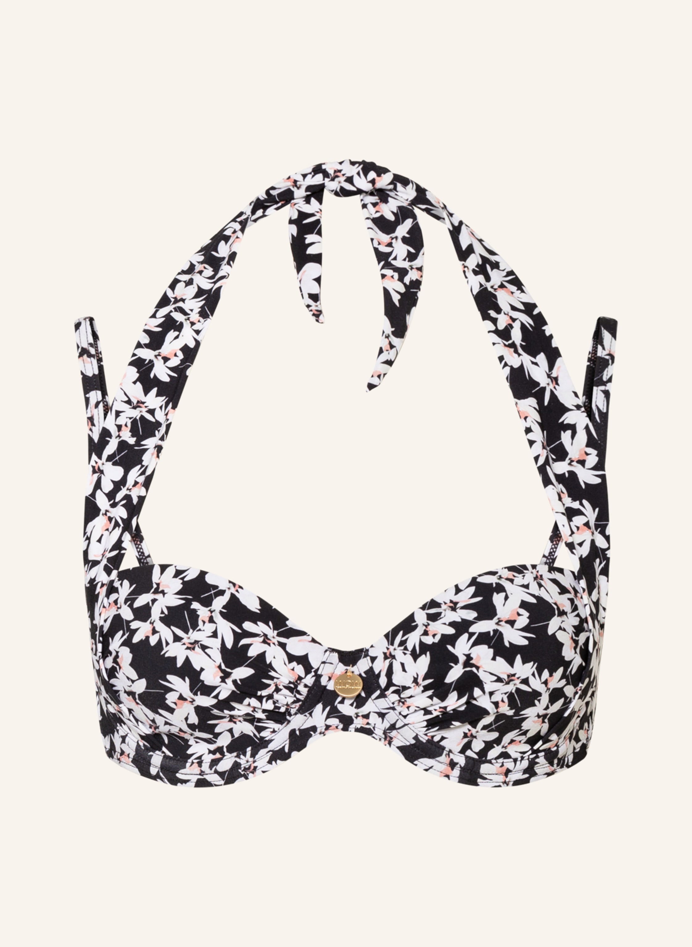 WOW BandeauBikiniTop in schwarz/ weiss