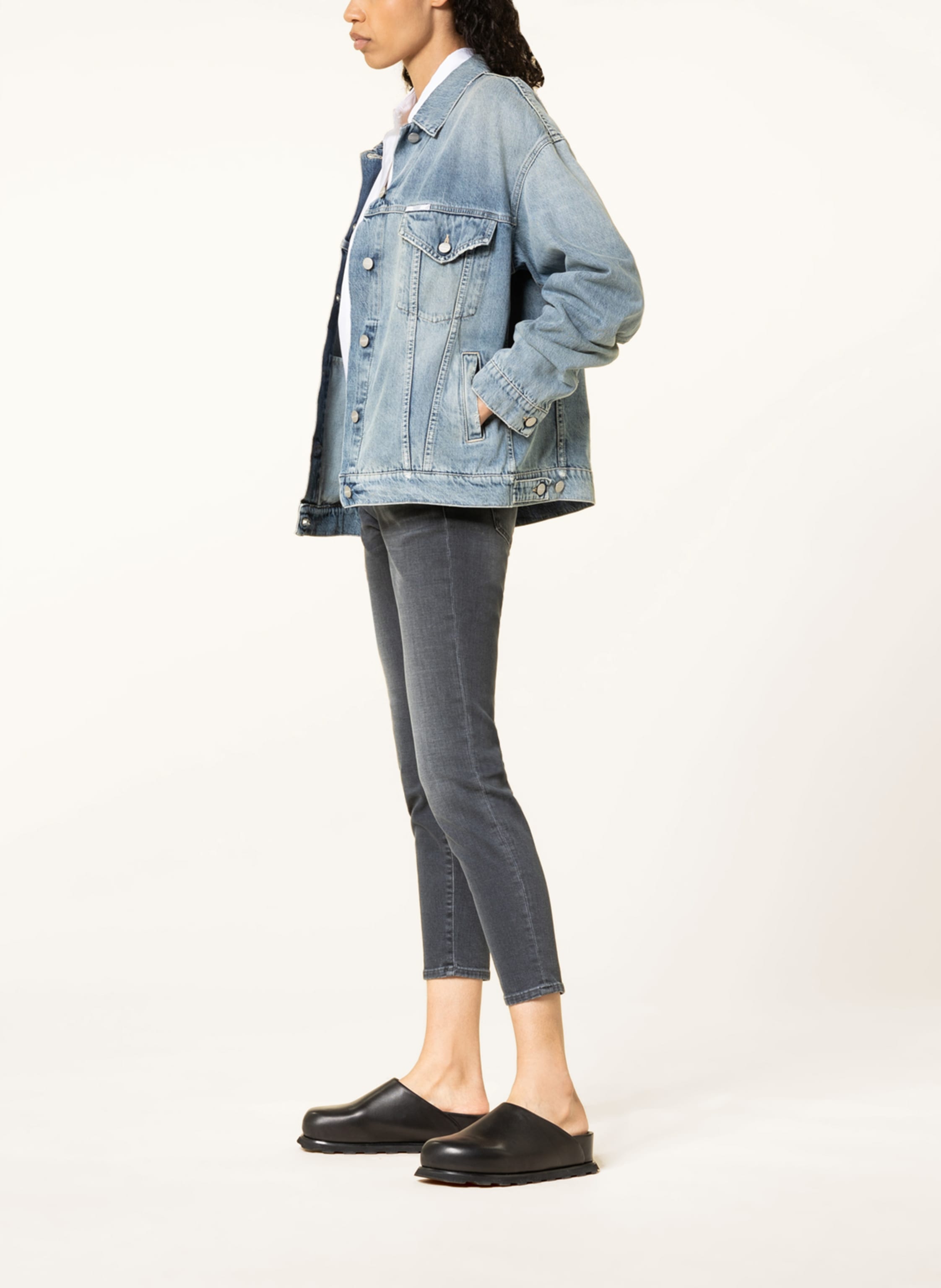 Thumbnail - Closed Skinny Jeans Baker grau