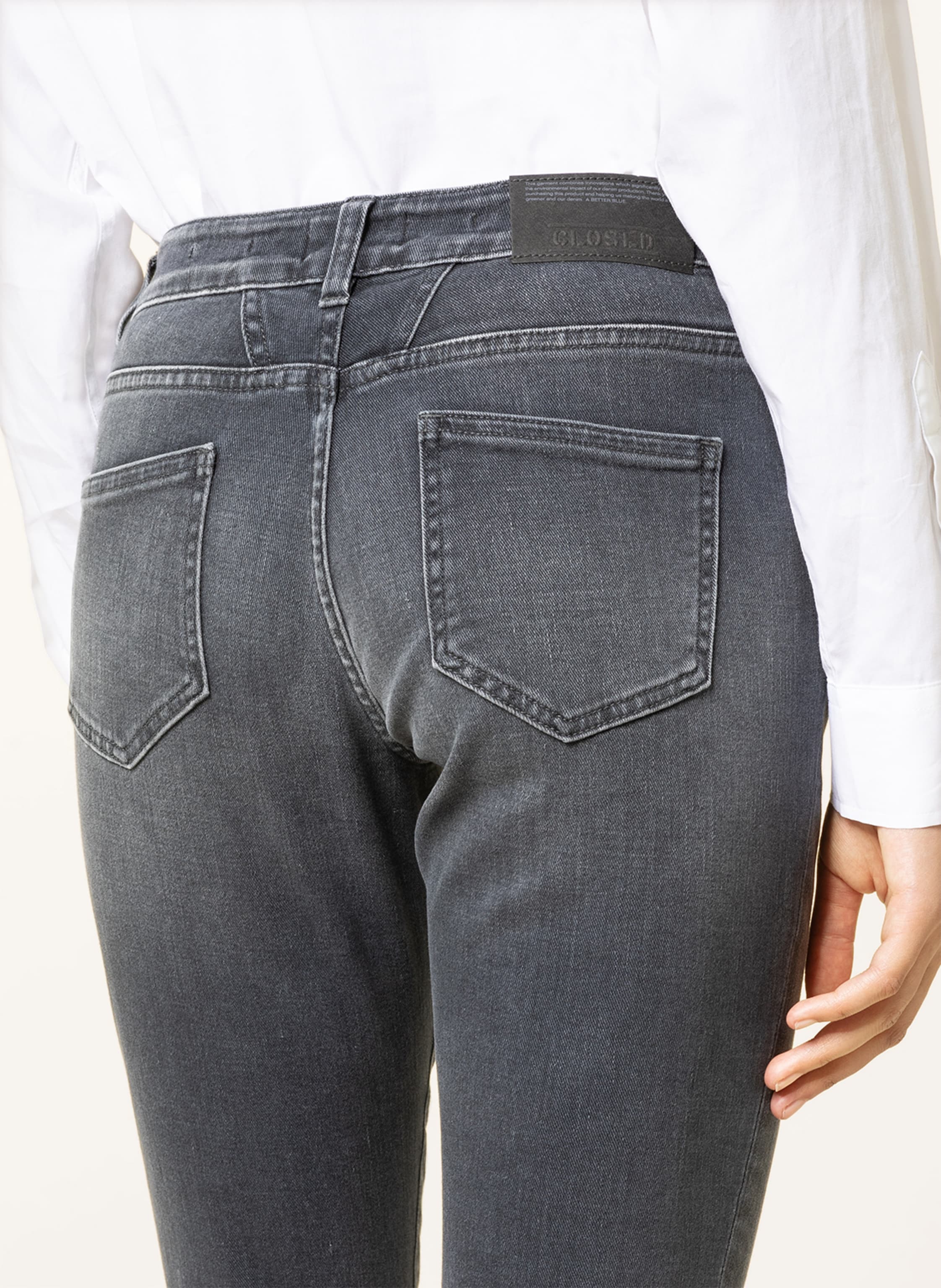 Closed 7/8-Jeans Baker grau – Bild 2