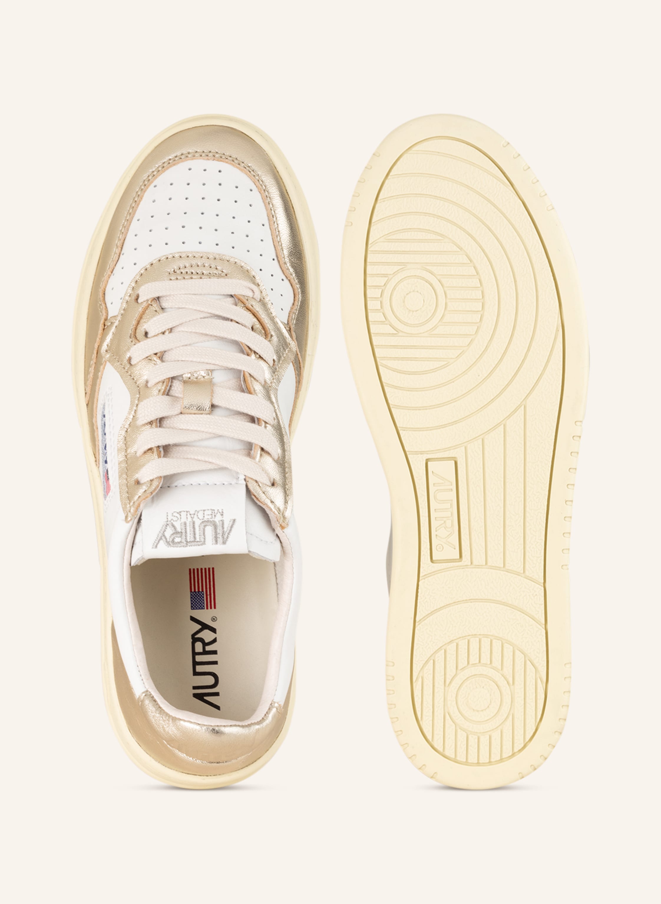 Thumbnail - Autry Sneaker Medalist Low Wb gold