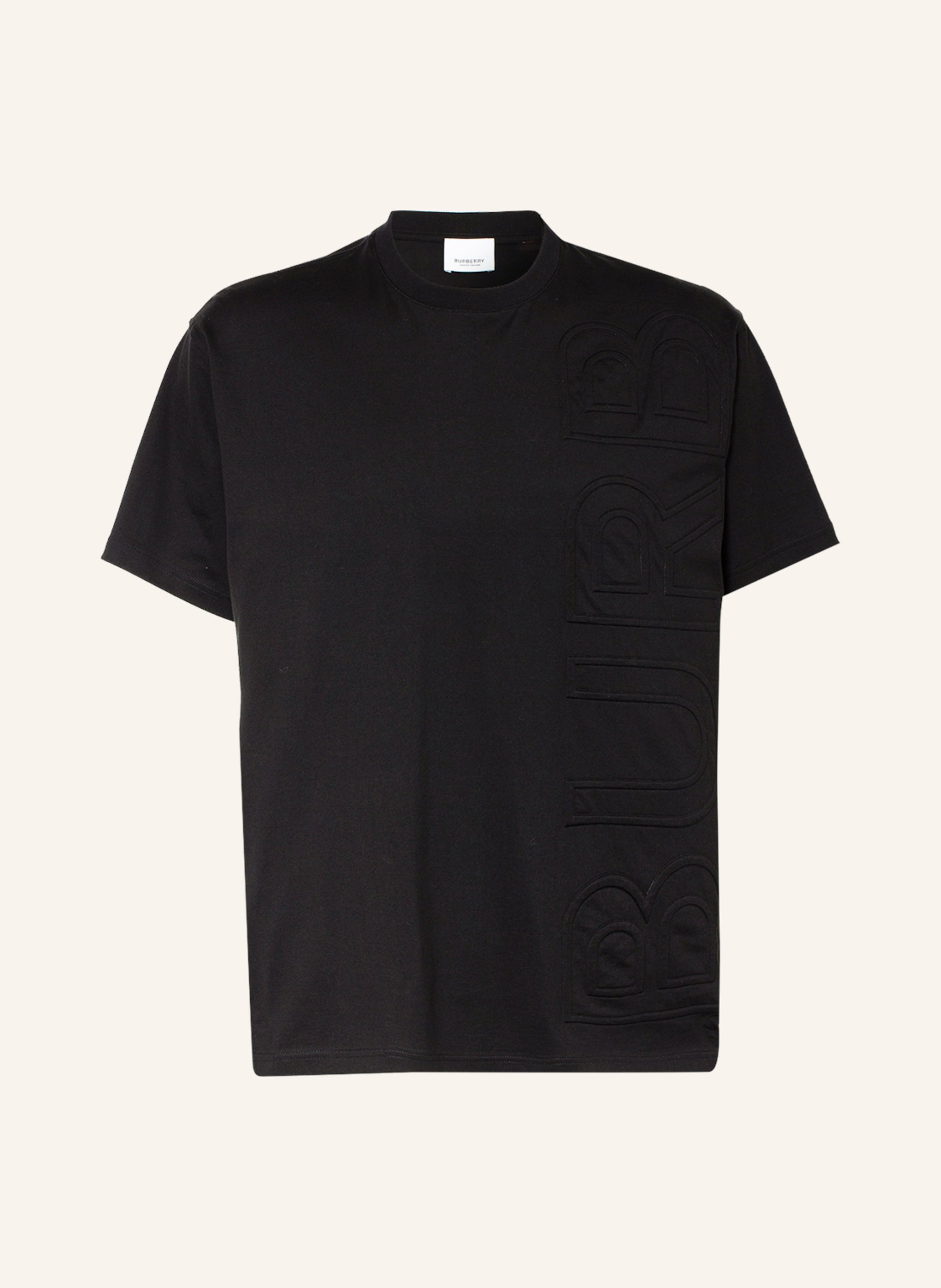 BURBERRY T shirt PRINCETON in black