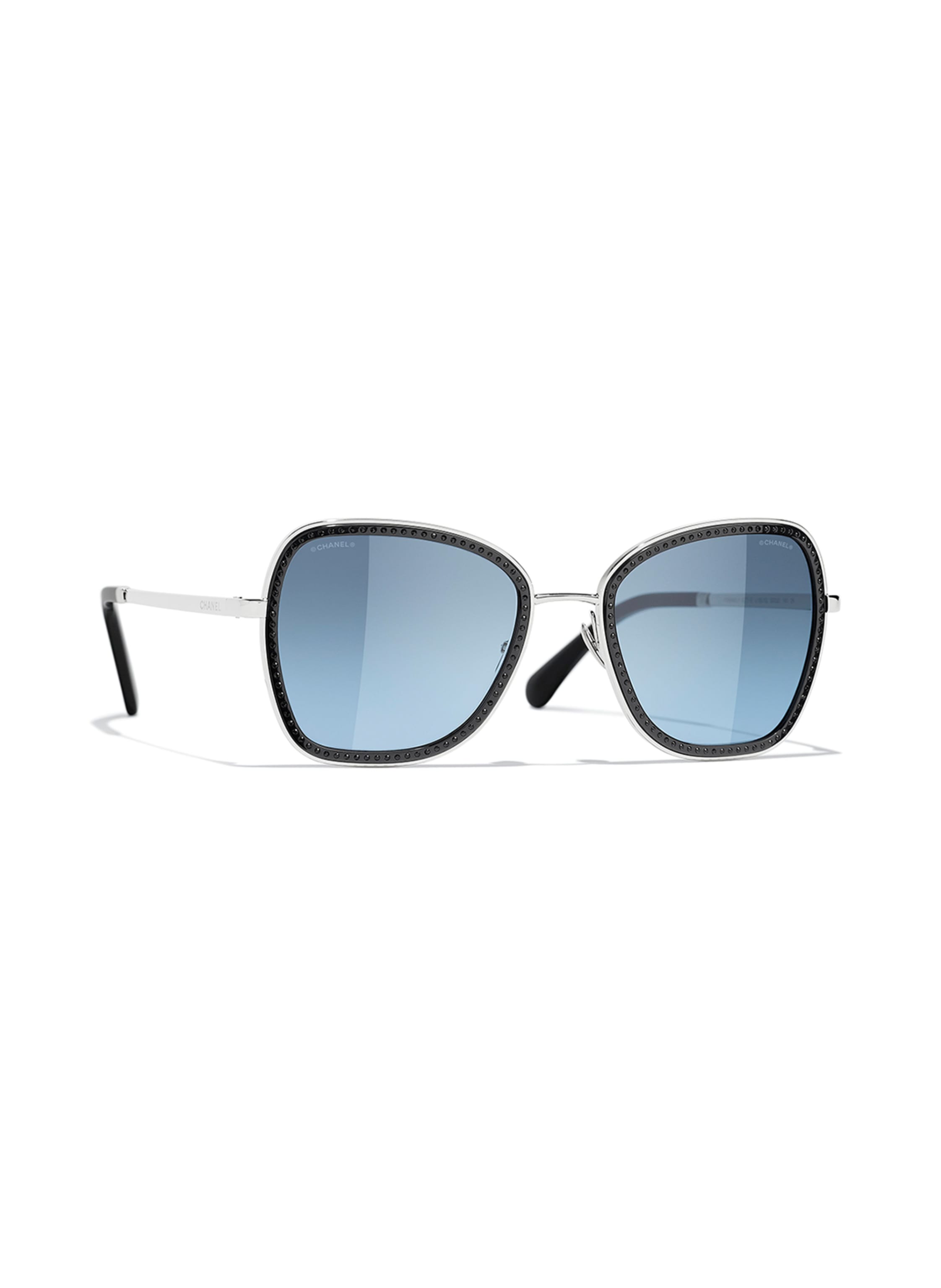 Chanel Rectangle Sunglasses CH5465Q 55 Blue  Dark Blue Sunglasses   Sunglass Hut New Zealand