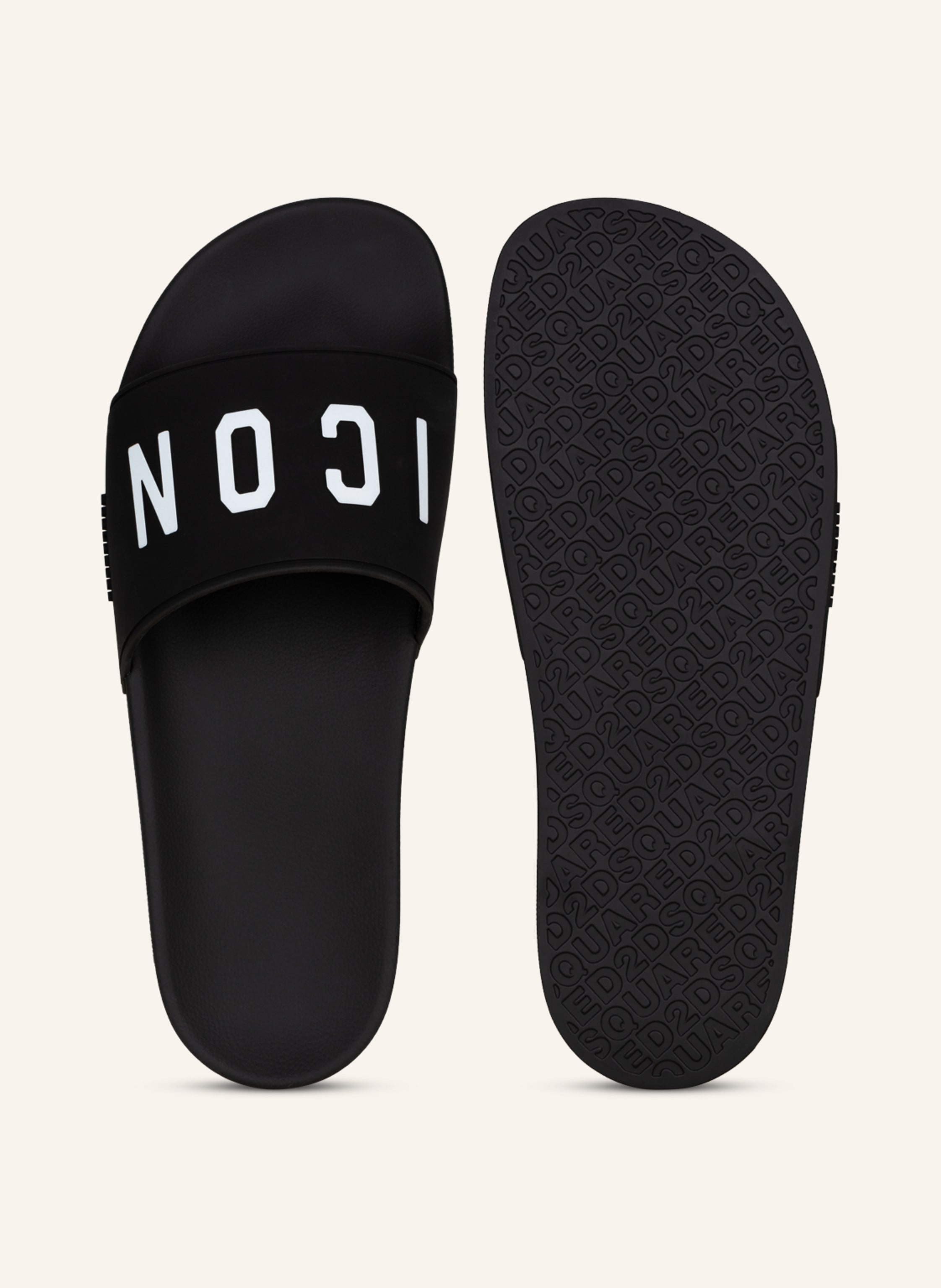 Thumbnail - dsquared2 Pantoletten Icon schwarz