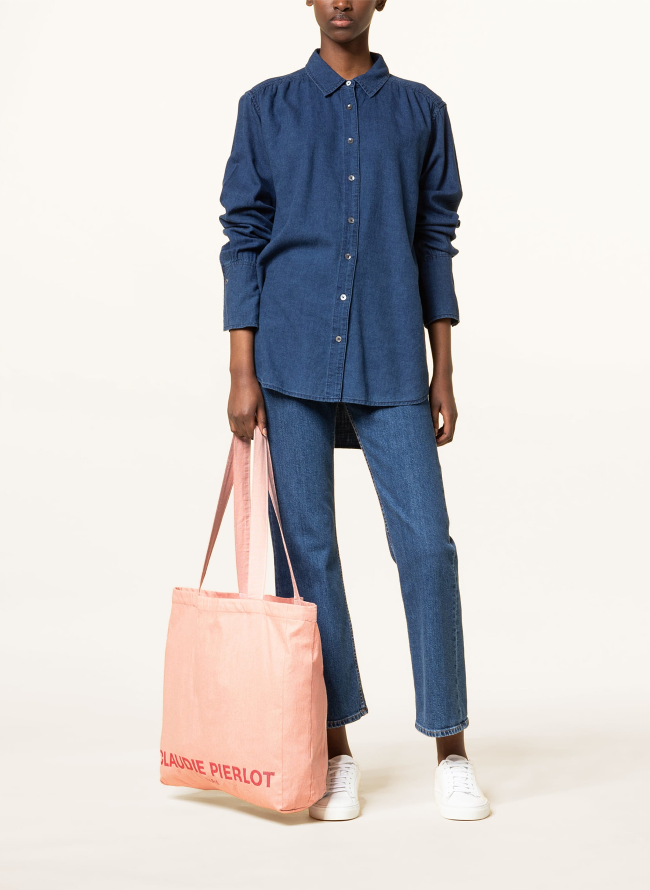 Thumbnail - Claudie Pierlot Shopper rosa