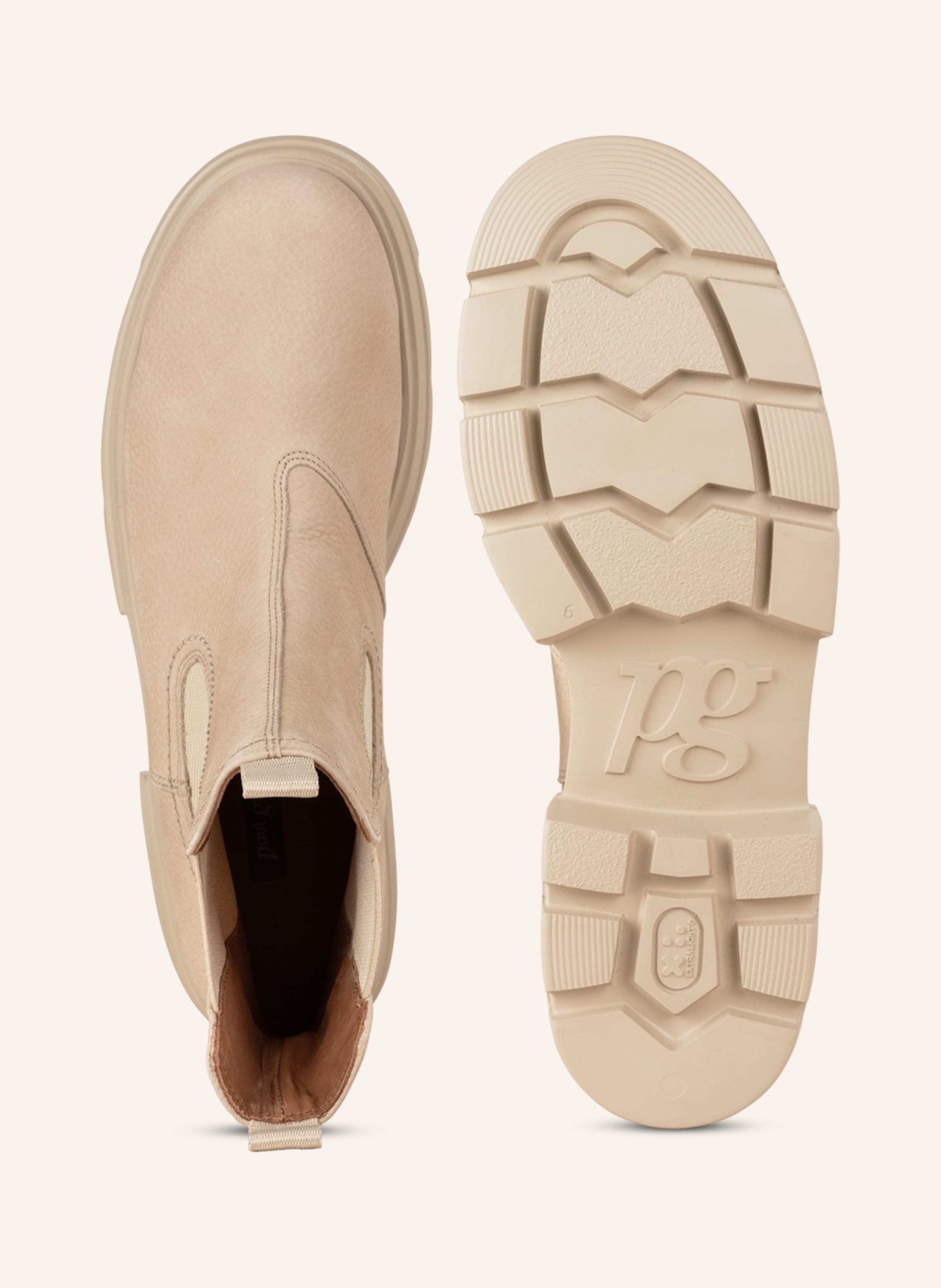 Paul Green Chelsea-Boots beige – Bild 2