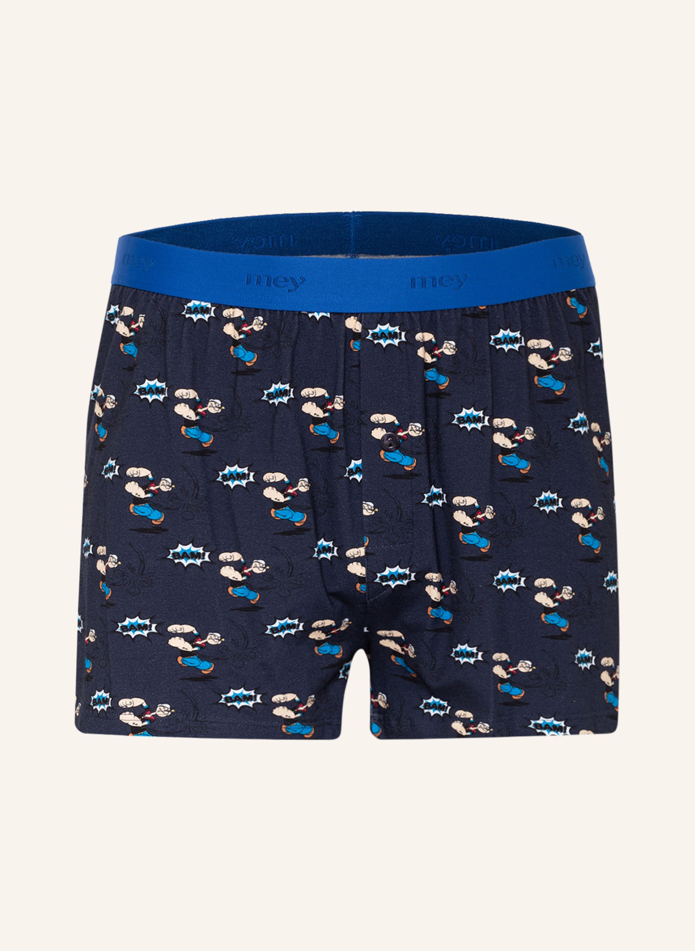 mey Boxer shorts series POPEYE©x MEY in dark blue/ blue | Breuninger