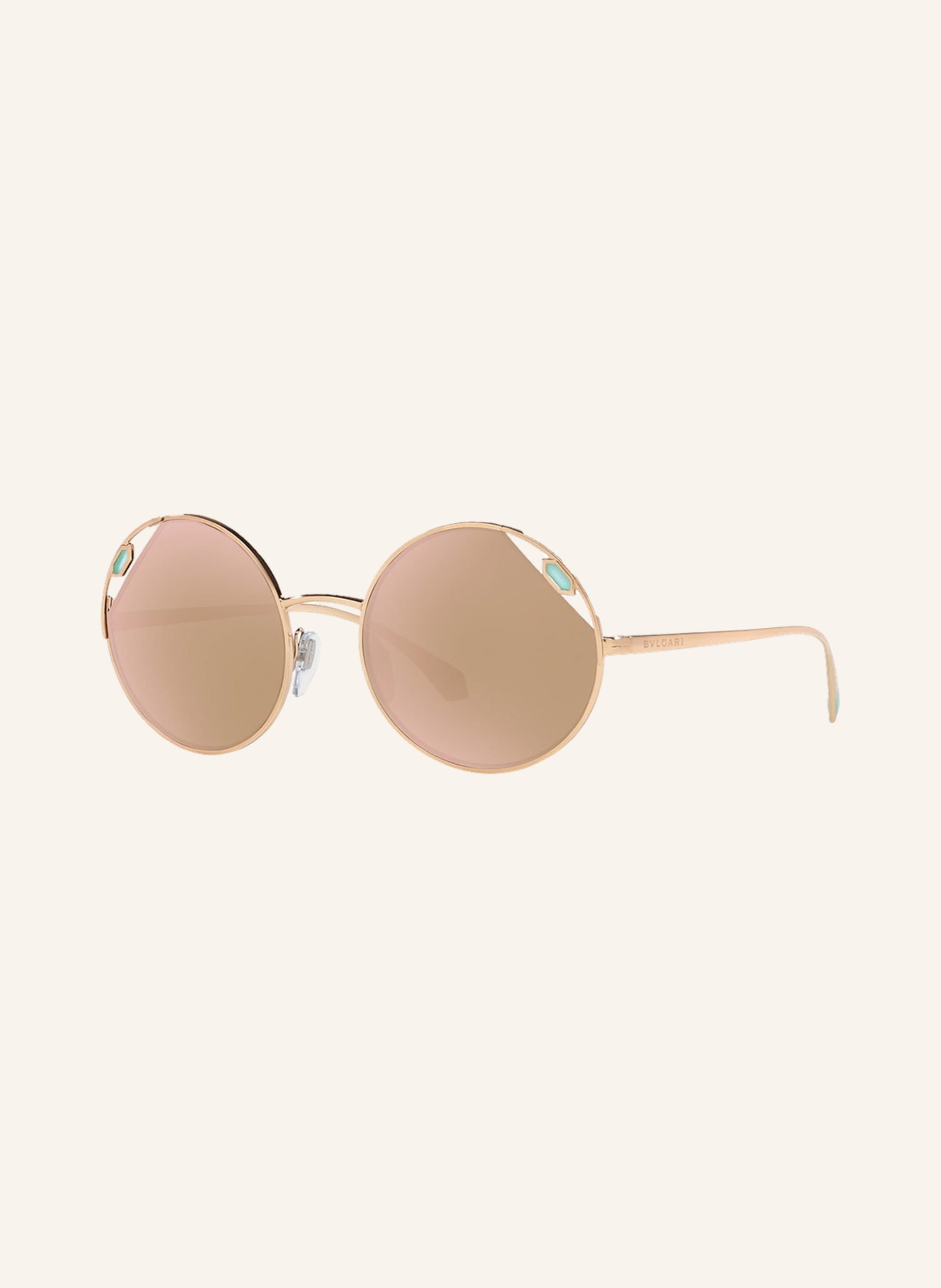 BVLGARI Sunglasses BV 6159 in 20144z gold rose mirrored