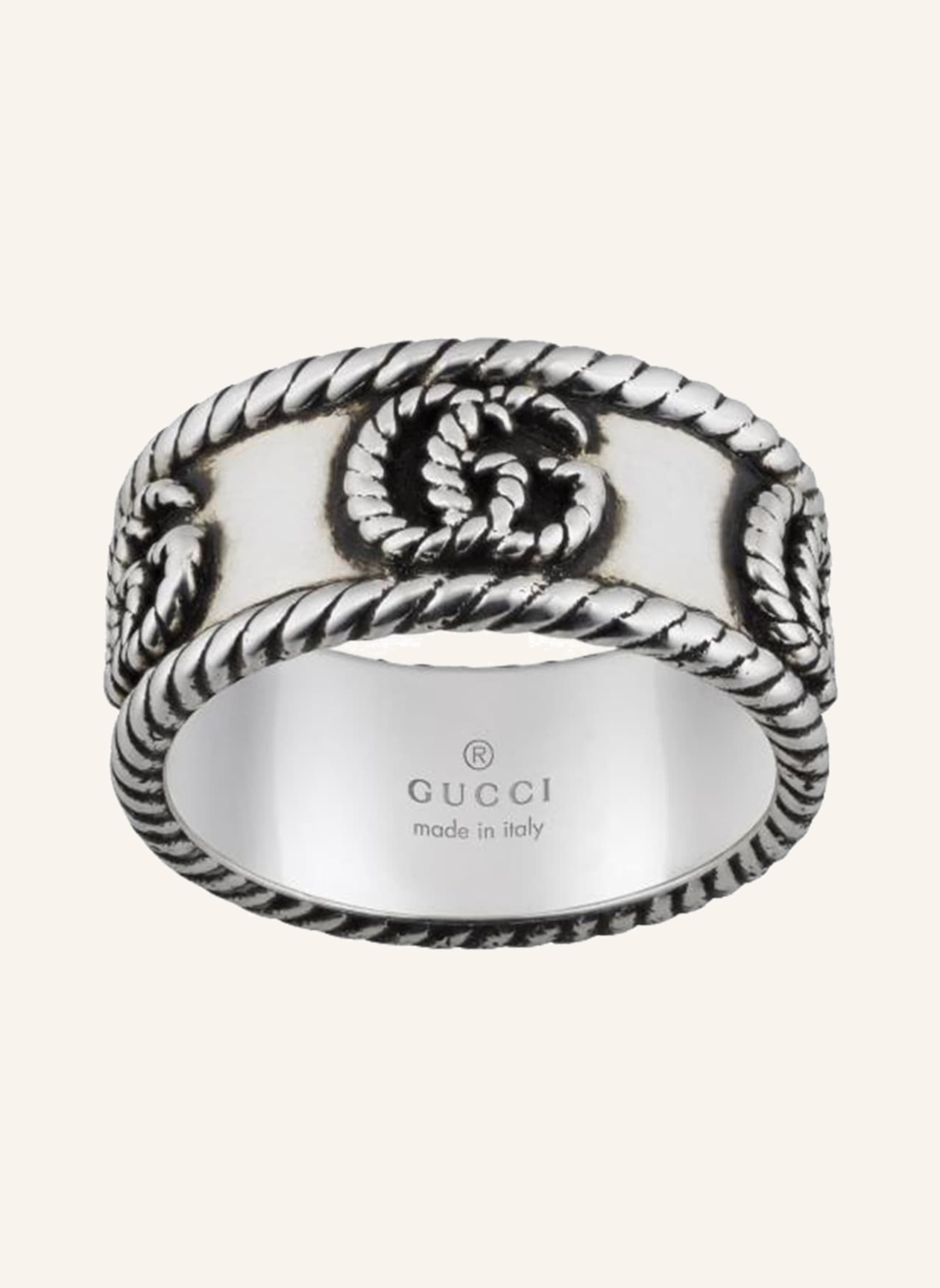GUCCI Ring GG MARMONT in silber