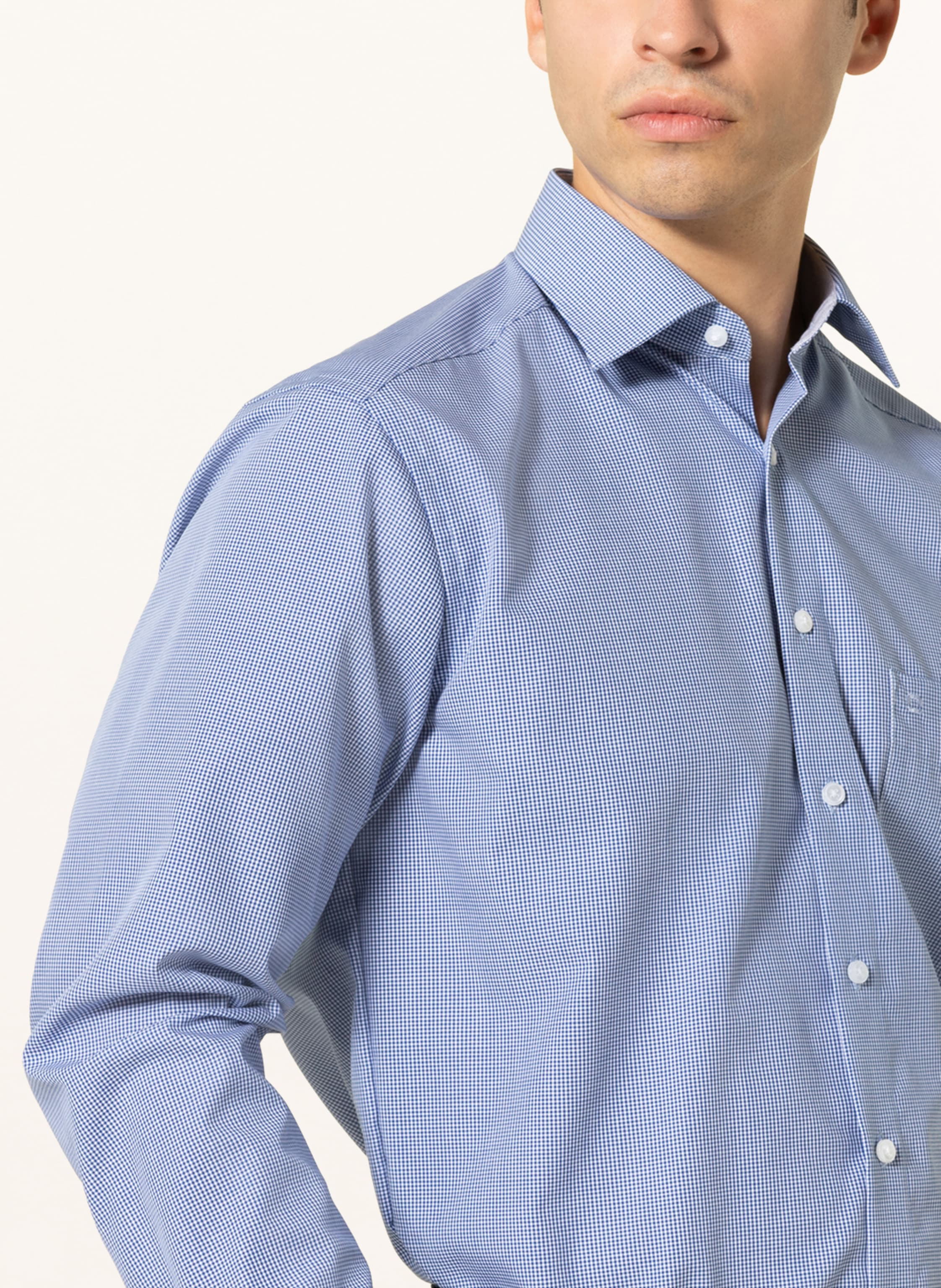 Thumbnail - Olymp Hemd Luxor Comfort Fit blau