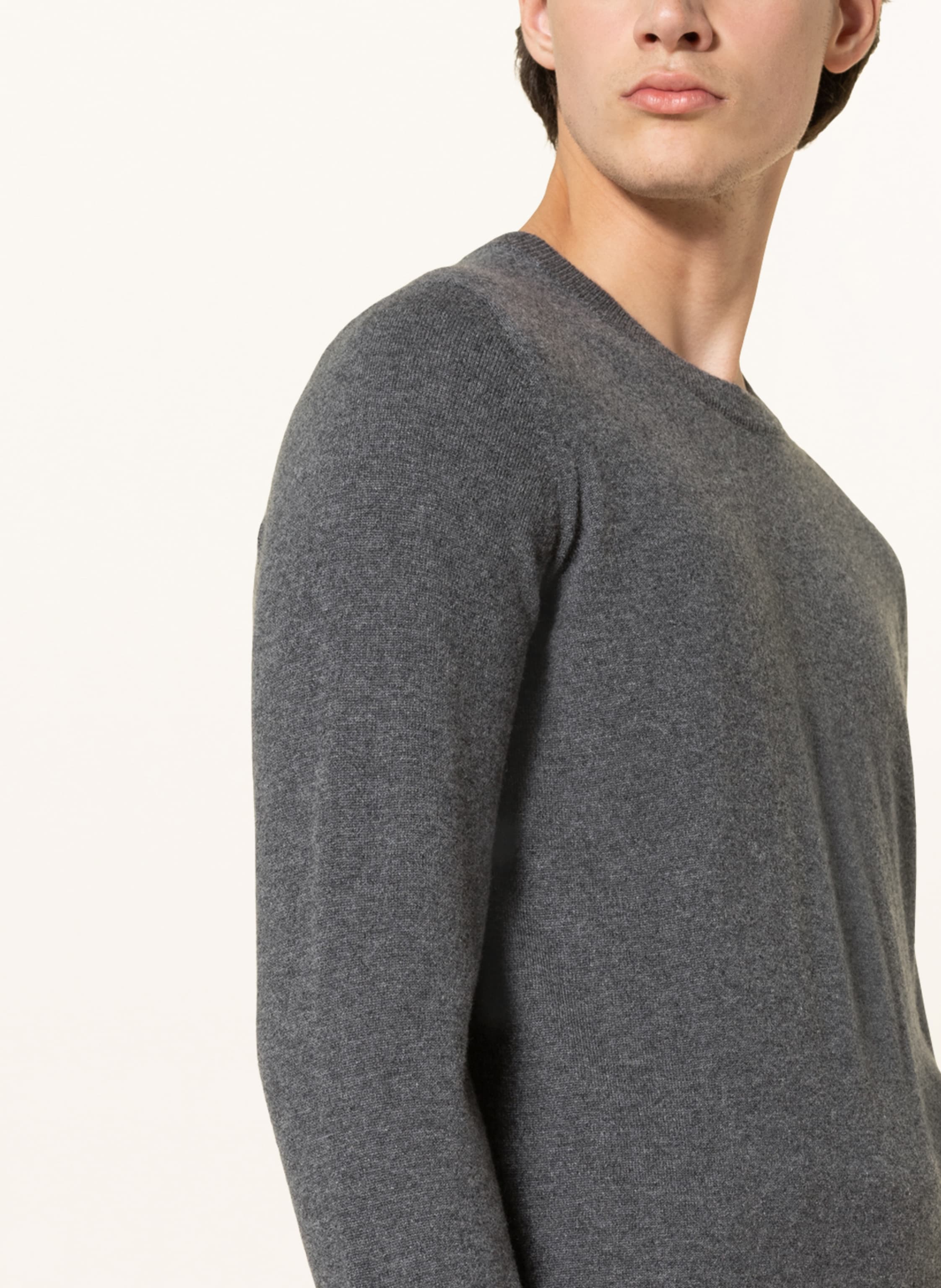 Thumbnail - Brunello Cucinelli Cashmere-Pullover grau