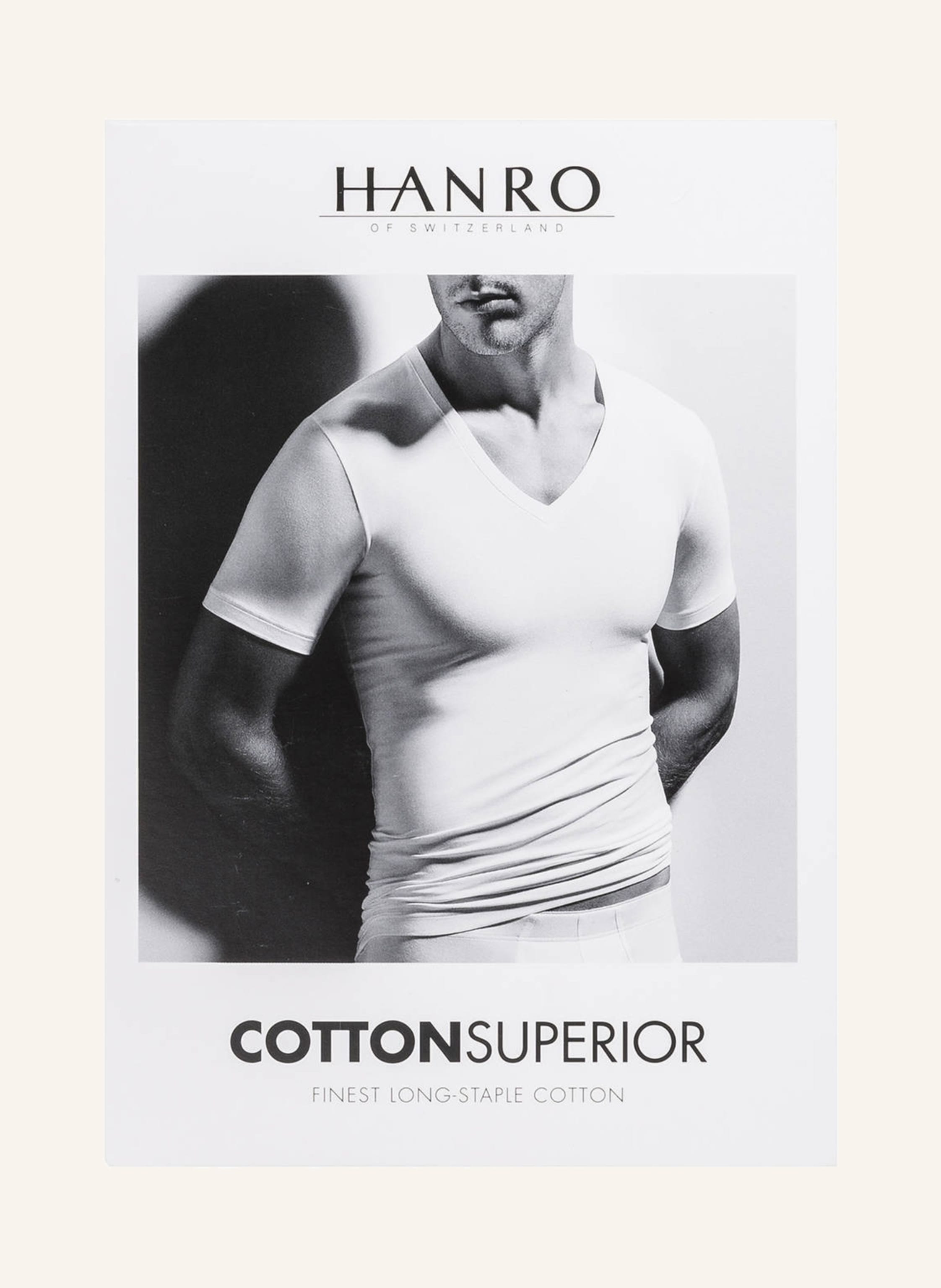 Thumbnail - Hanro V-Shirt Cotton Superior blau