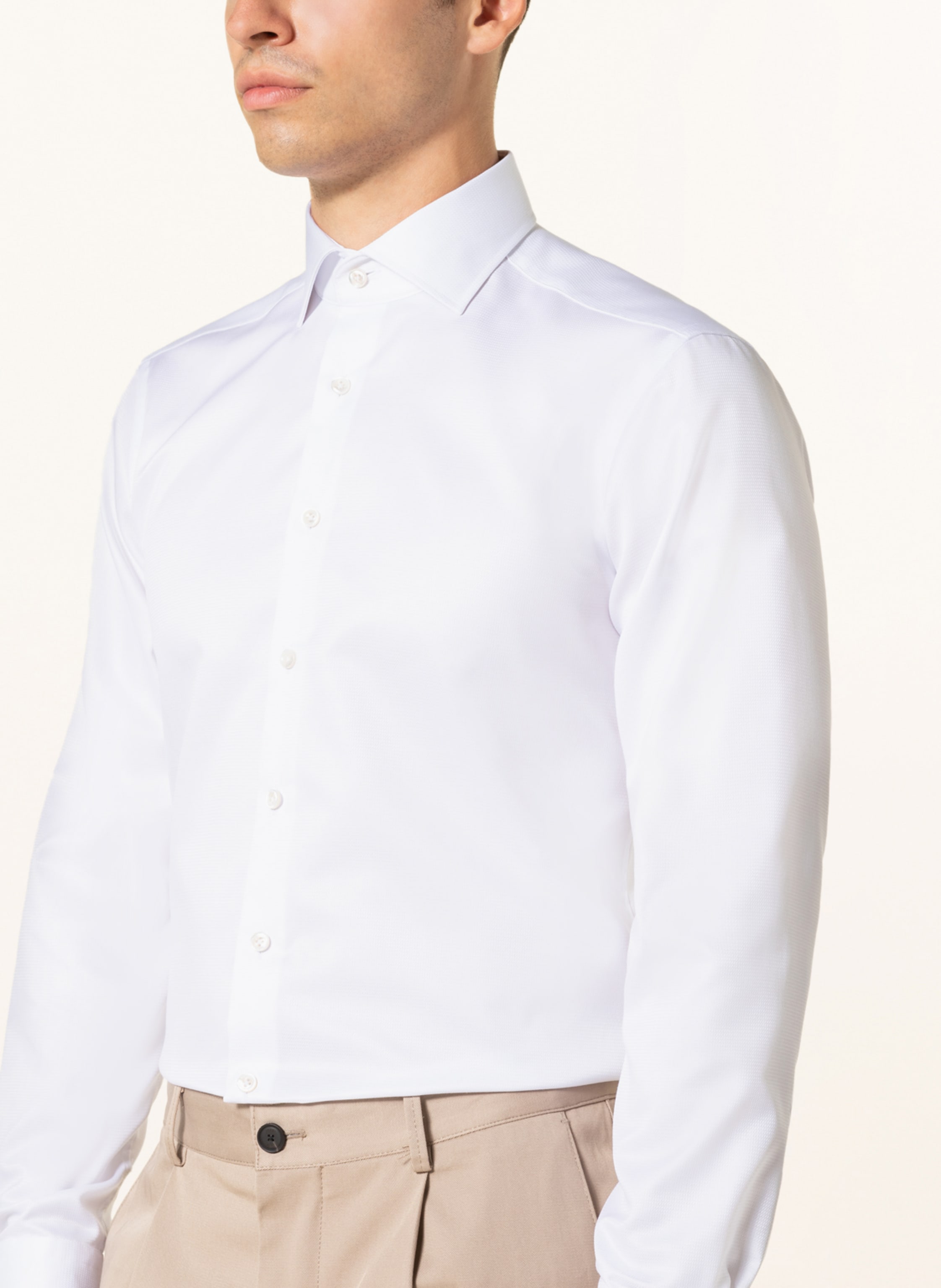 Thumbnail - Olymp Signature Hemd Tailored Fit weiss