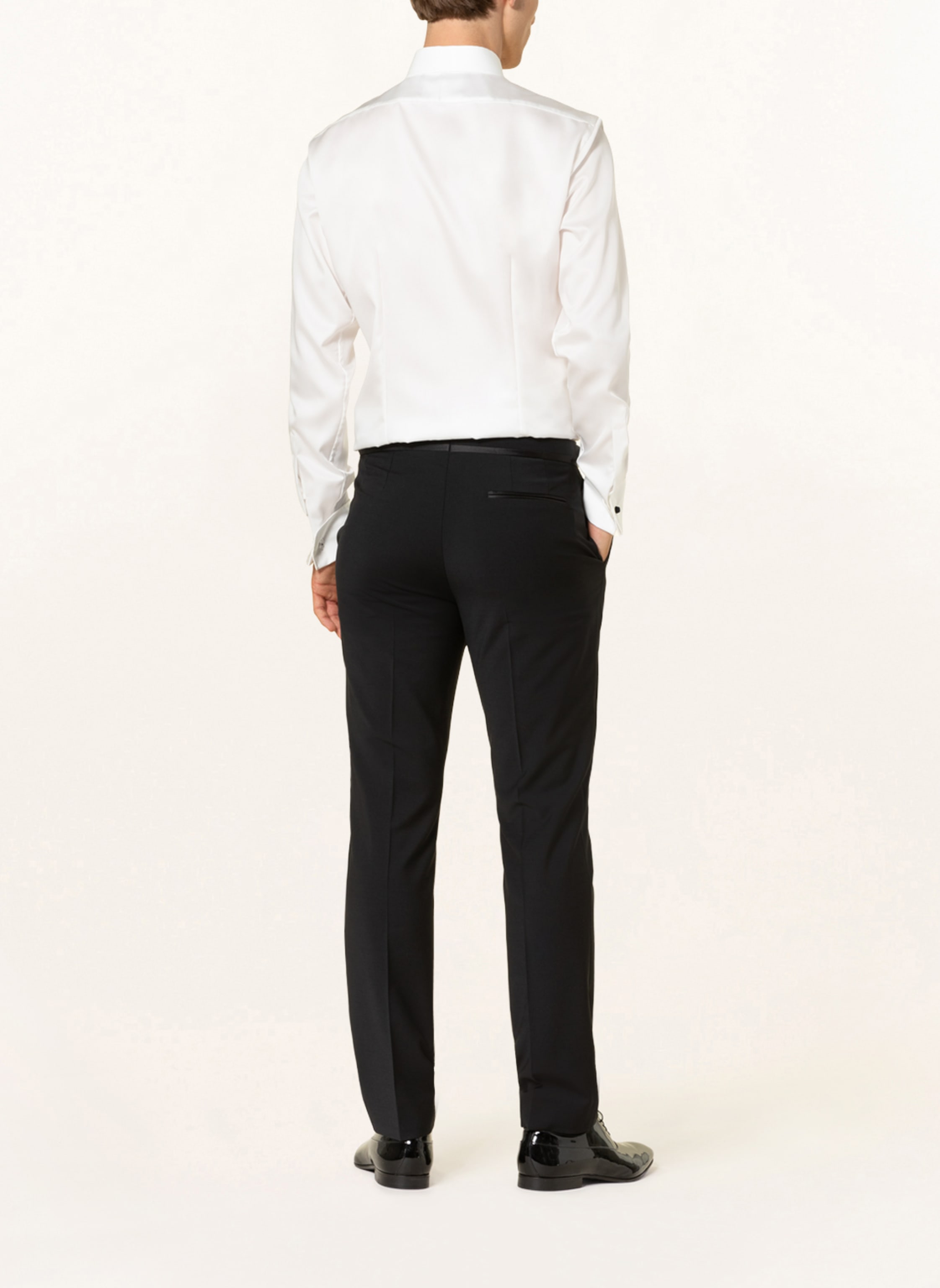 Thumbnail - Olymp Signature Smoking-Hemd Tailored Fit Mit Umschlagmanschette weiss