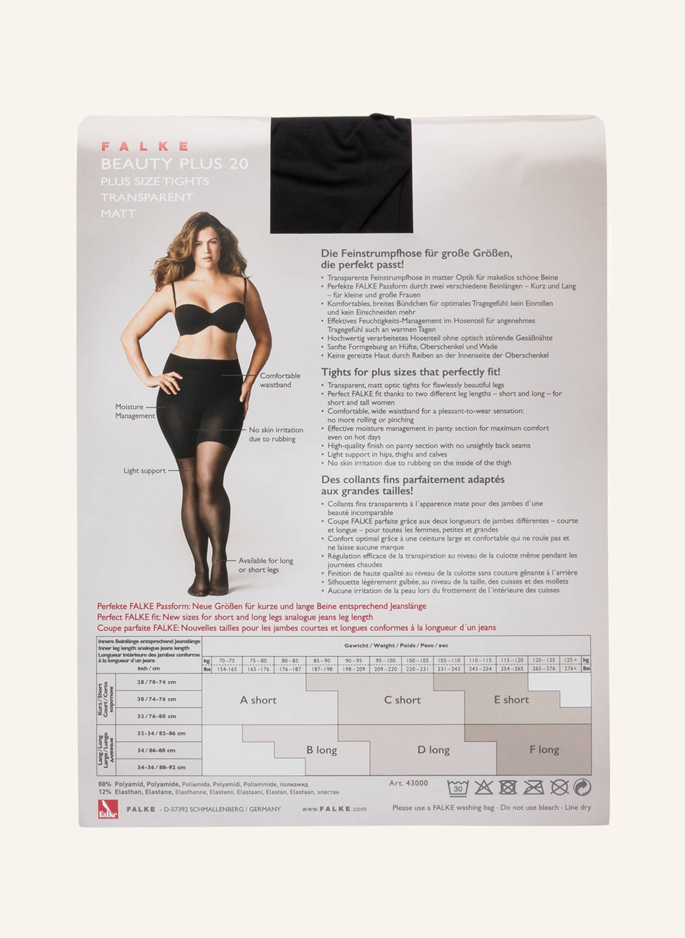 Thumbnail - Falke Feinstrumpfhose Beauty Plus schwarz