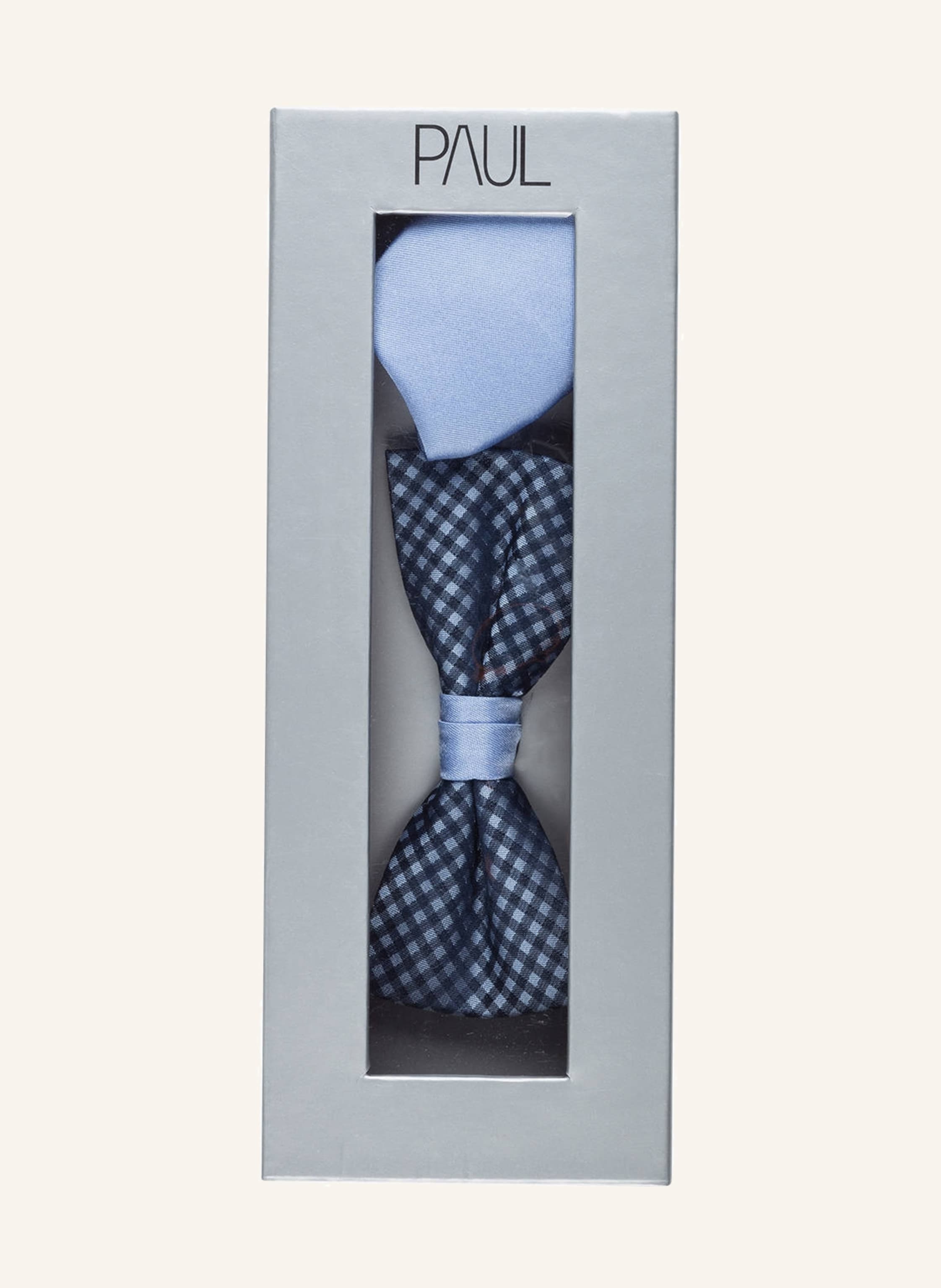 Thumbnail - Paul Set: Fliege Und Einstecktuch blau