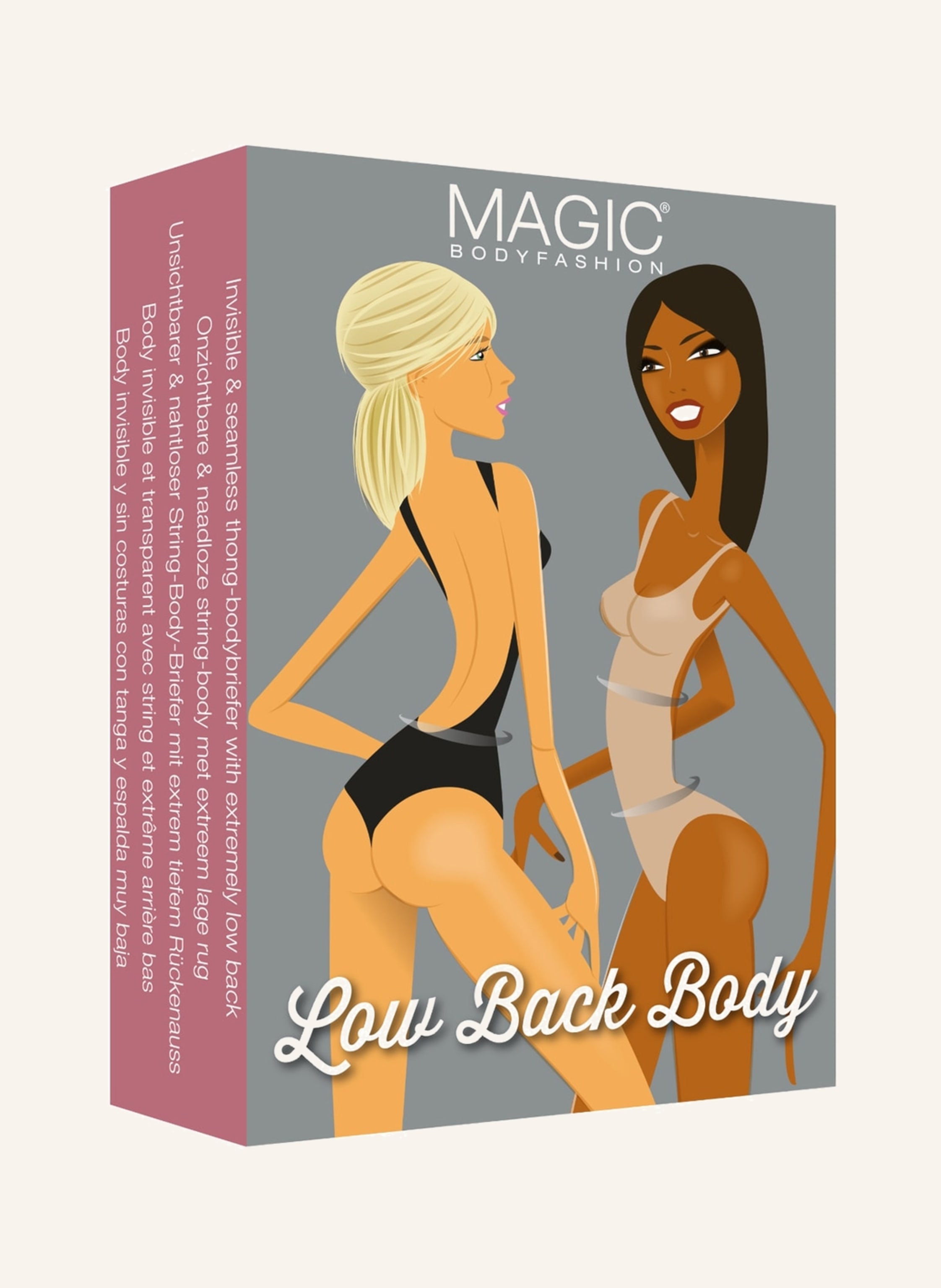 Thumbnail - Magic Bodyfashion Shape-Body Low Back beige