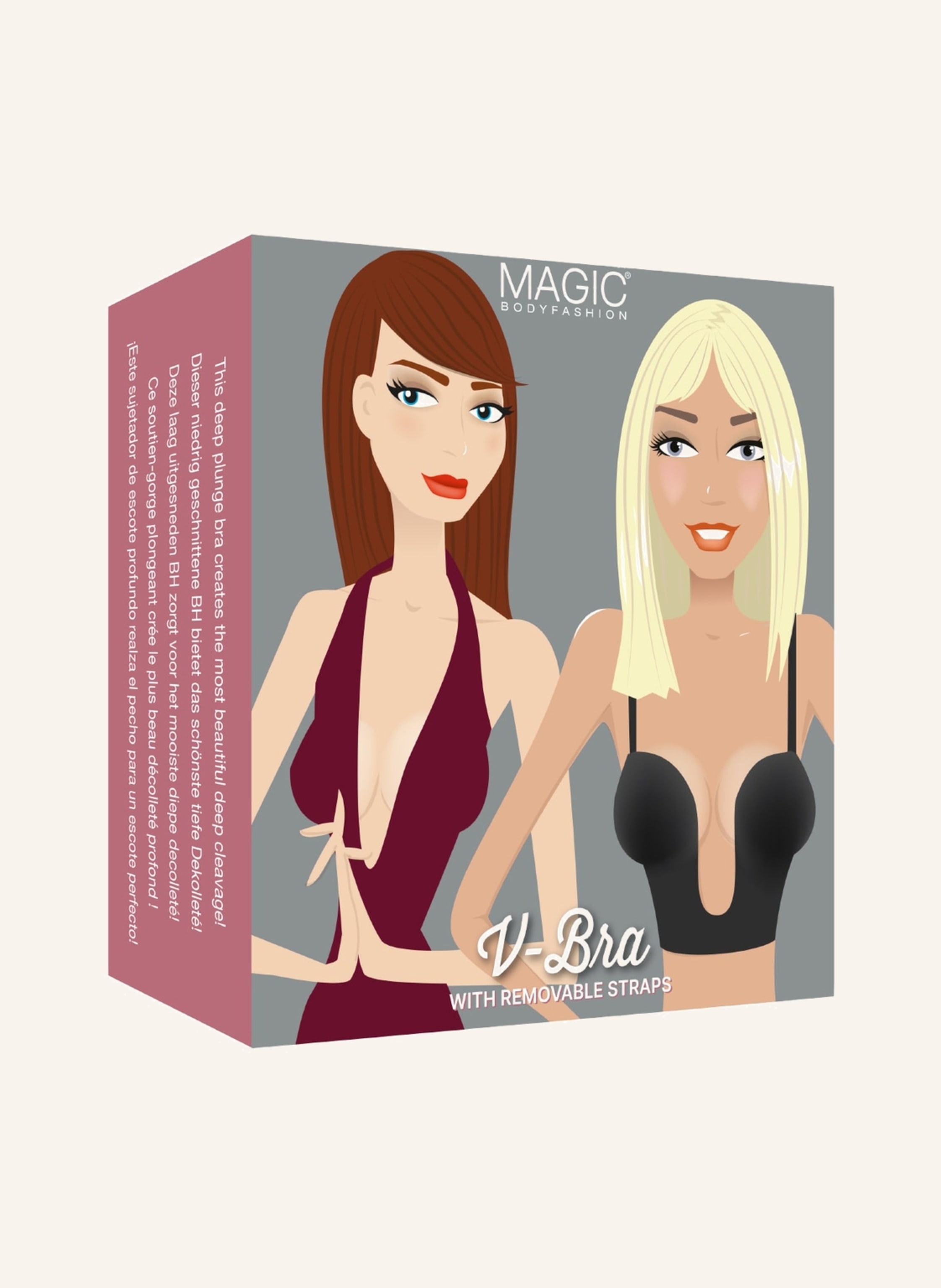 Thumbnail - Magic Bodyfashion Schalen-Bh Deep-V-Bra schwarz