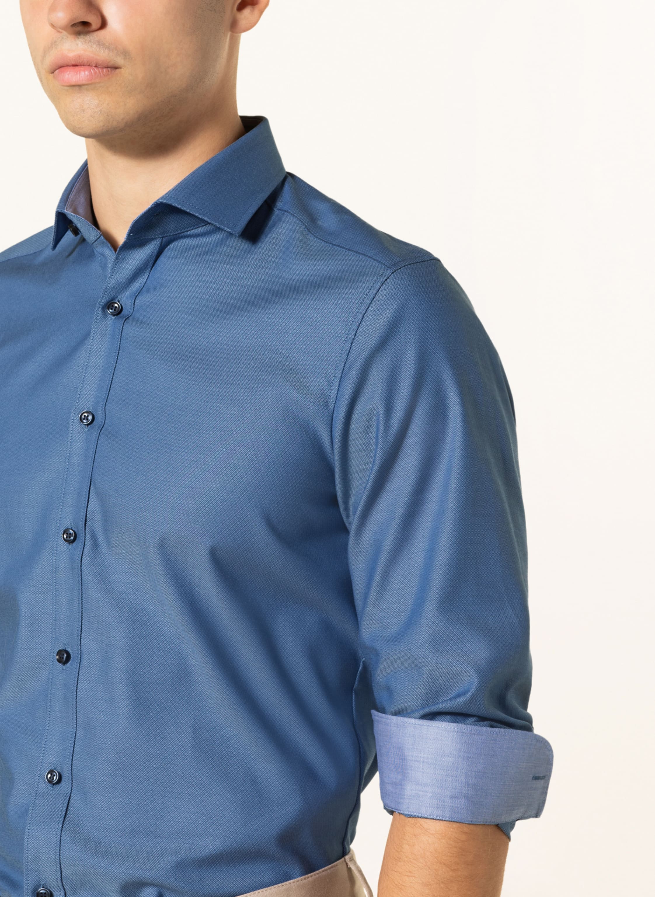 Thumbnail - Olymp Hemd Level Five Body Fit blau