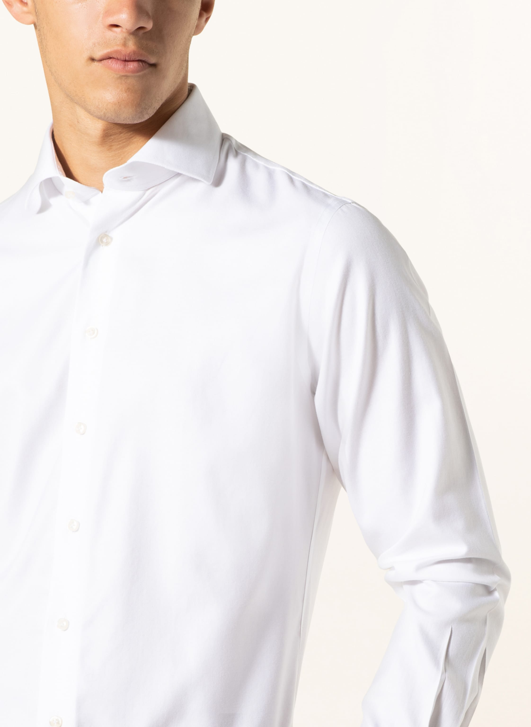 Thumbnail - Profuomo Hemd Slim Fit weiss