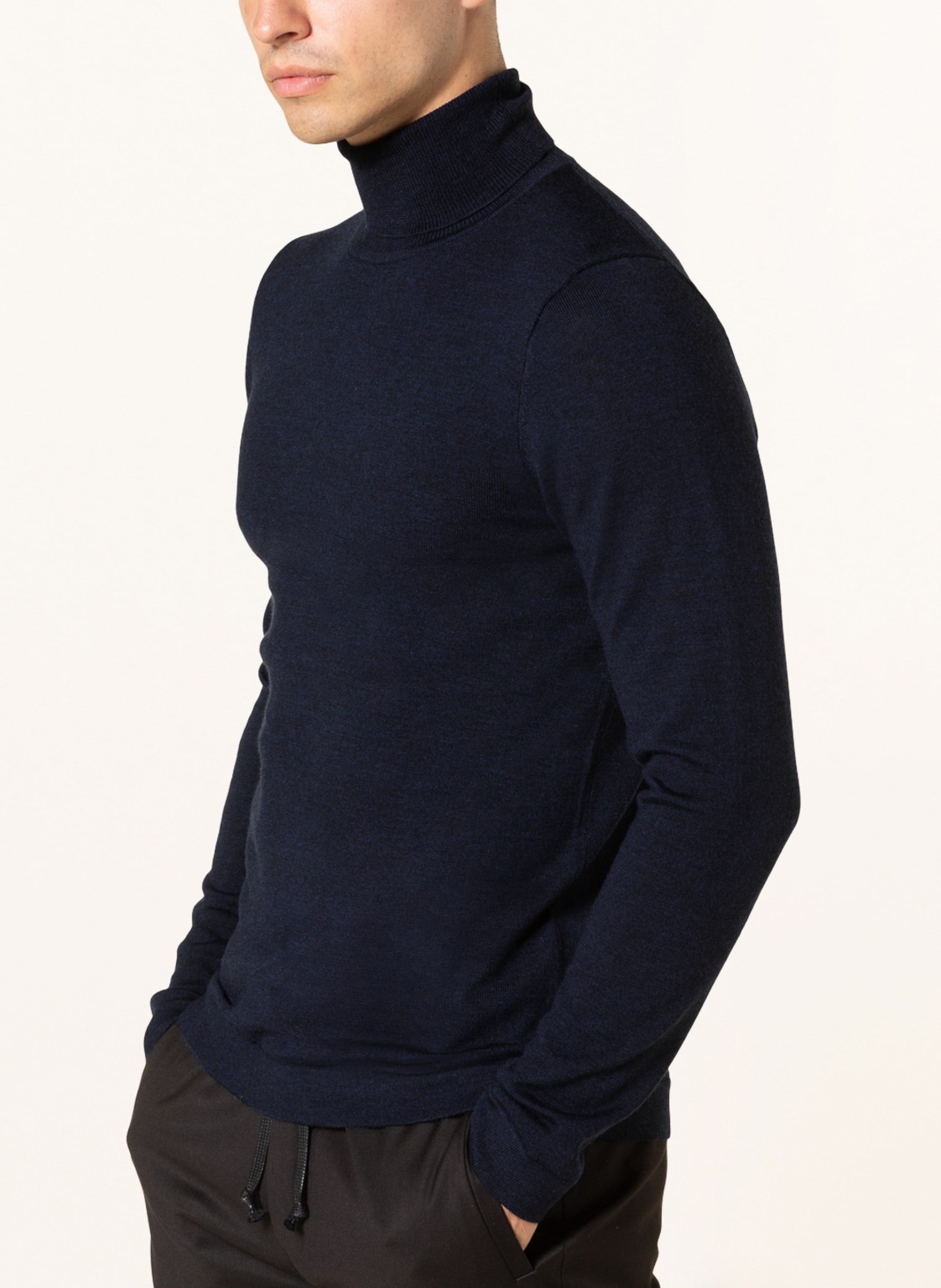 Thumbnail - Drykorn Rollkragenpullover Joey blau