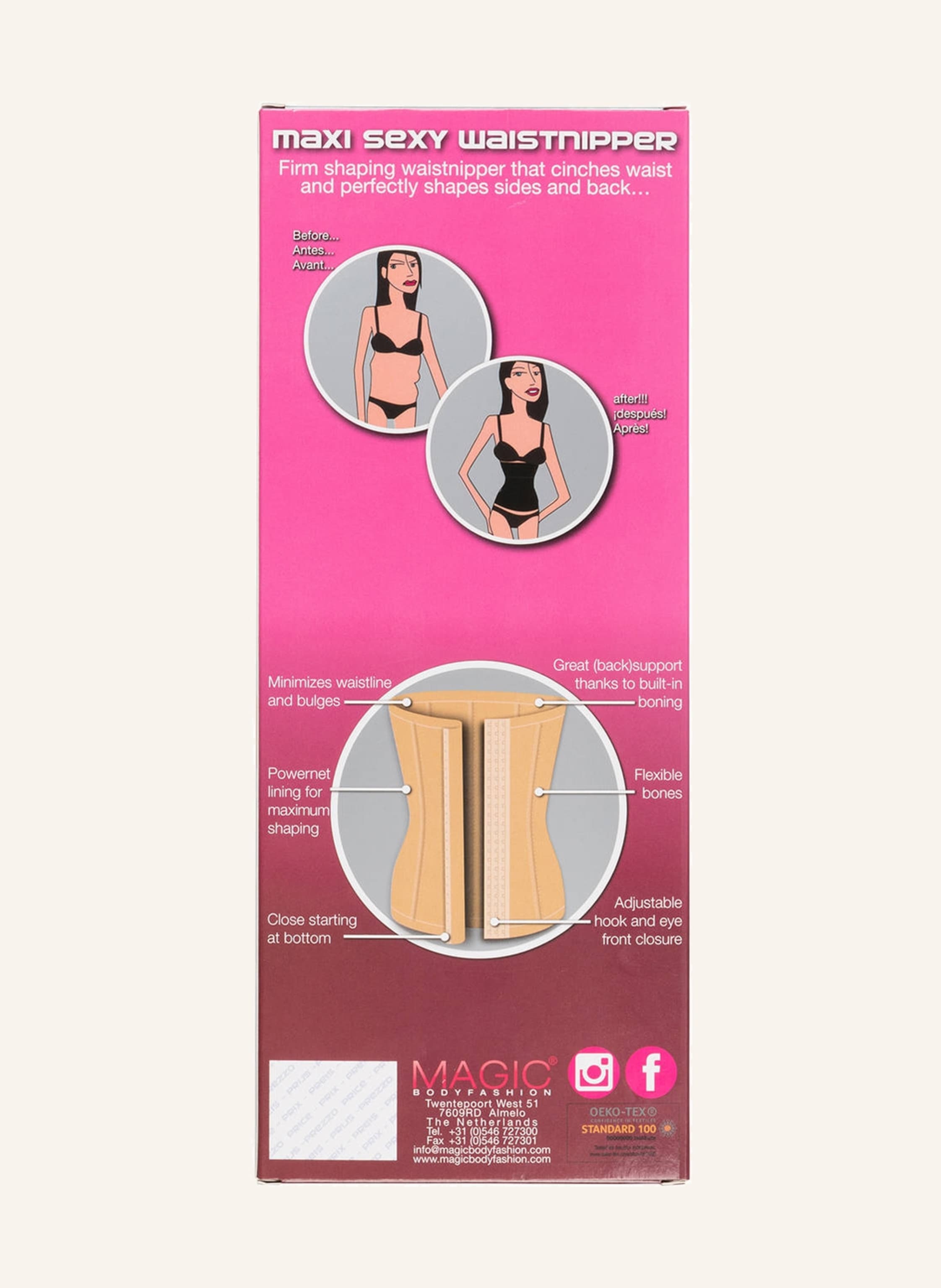 Thumbnail - Magic Bodyfashion Corsage Maxi Sexy Waistnipper beige