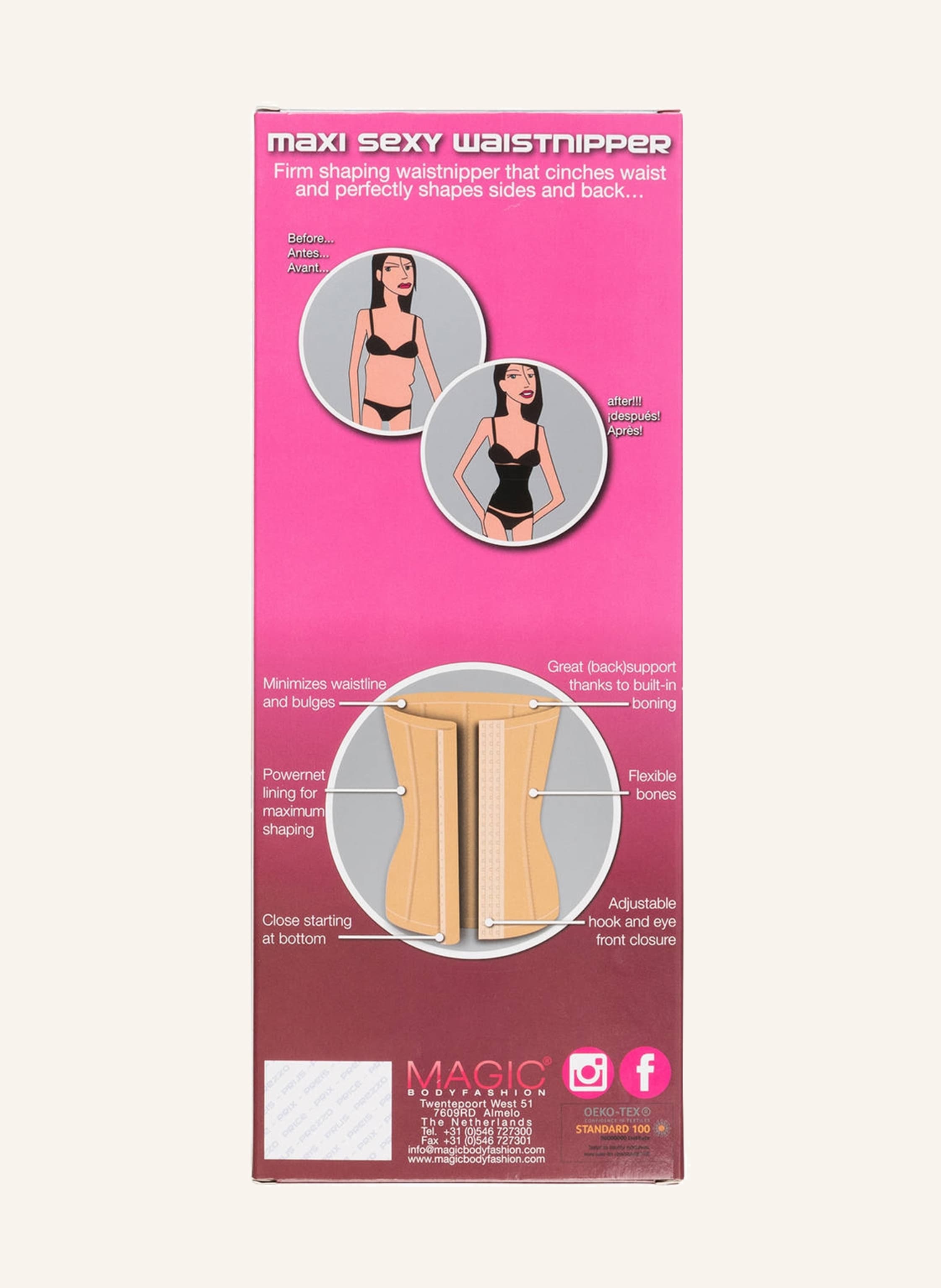 Thumbnail - Magic Bodyfashion Corsage Maxi Sexy Waistnipper schwarz